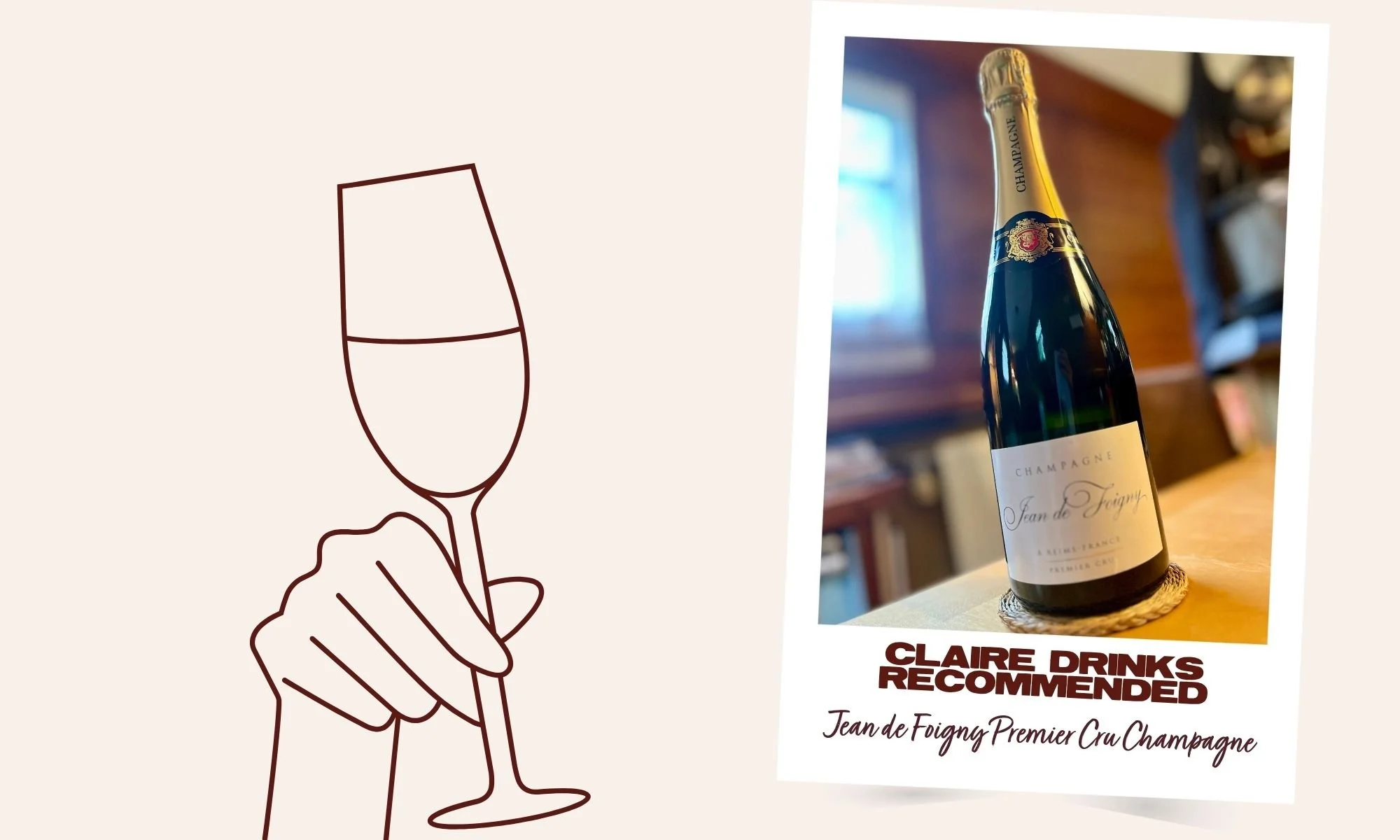 Claire Drinks Recommended : Jean de Foigny Brut Premier Cru NV Champagne