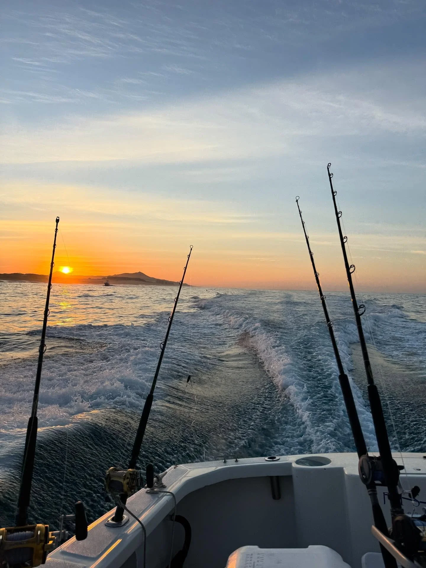 Last day of fishing - in front of the beach where Troy was filmed.