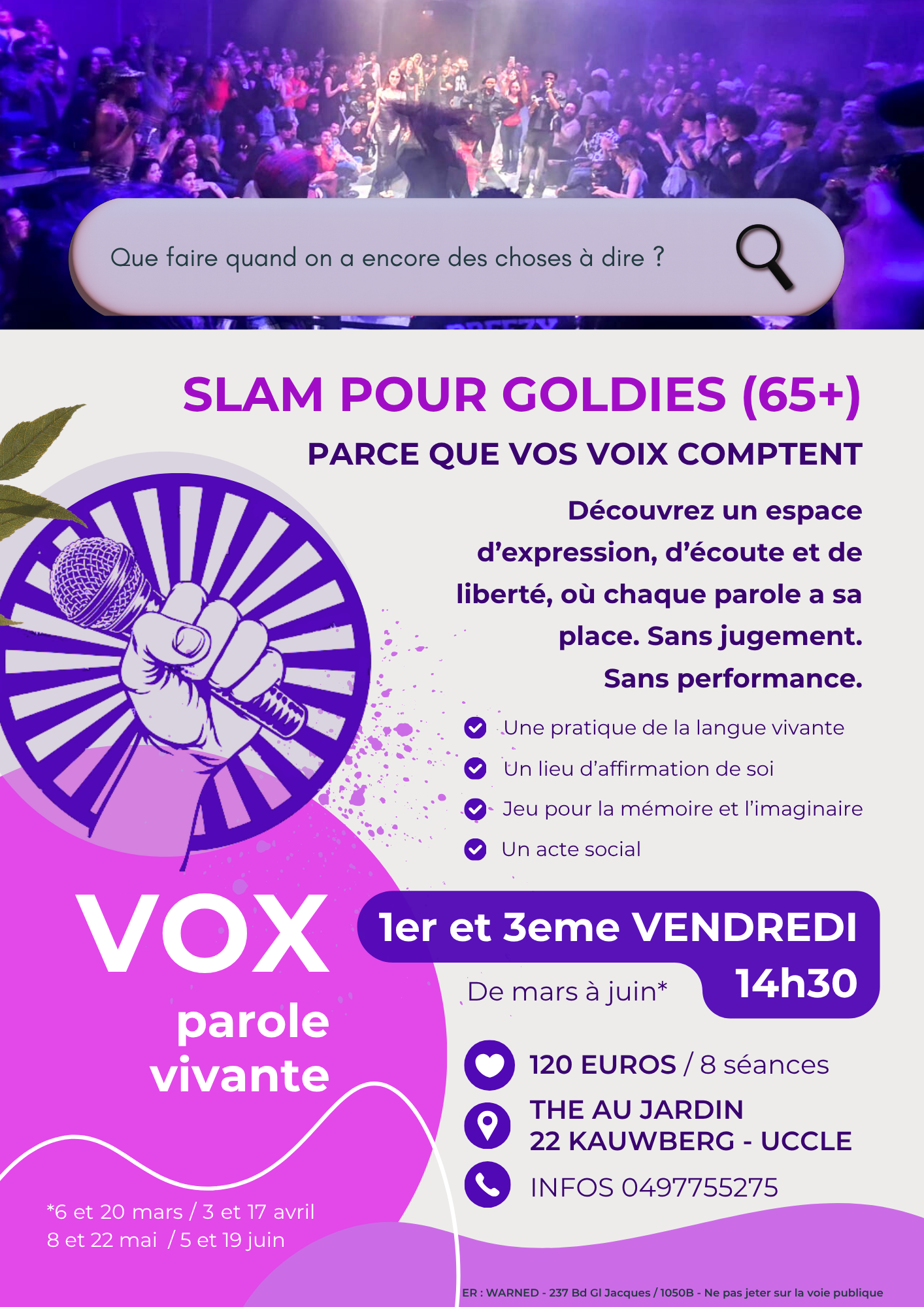 Jardin des Goldies - SLAM 