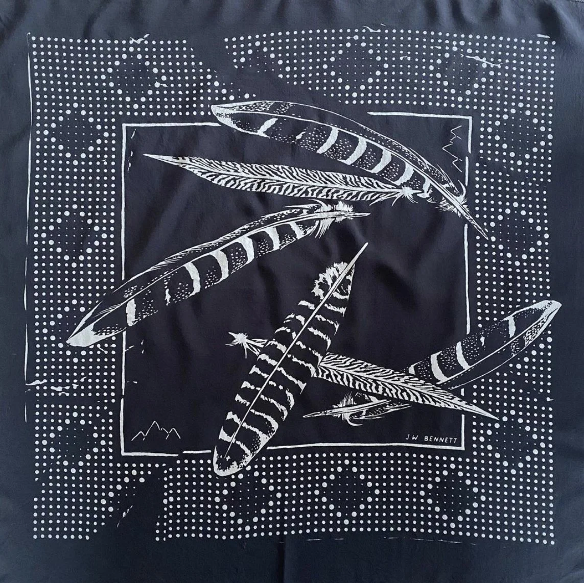Bandana scarf artwork for JW Bennett