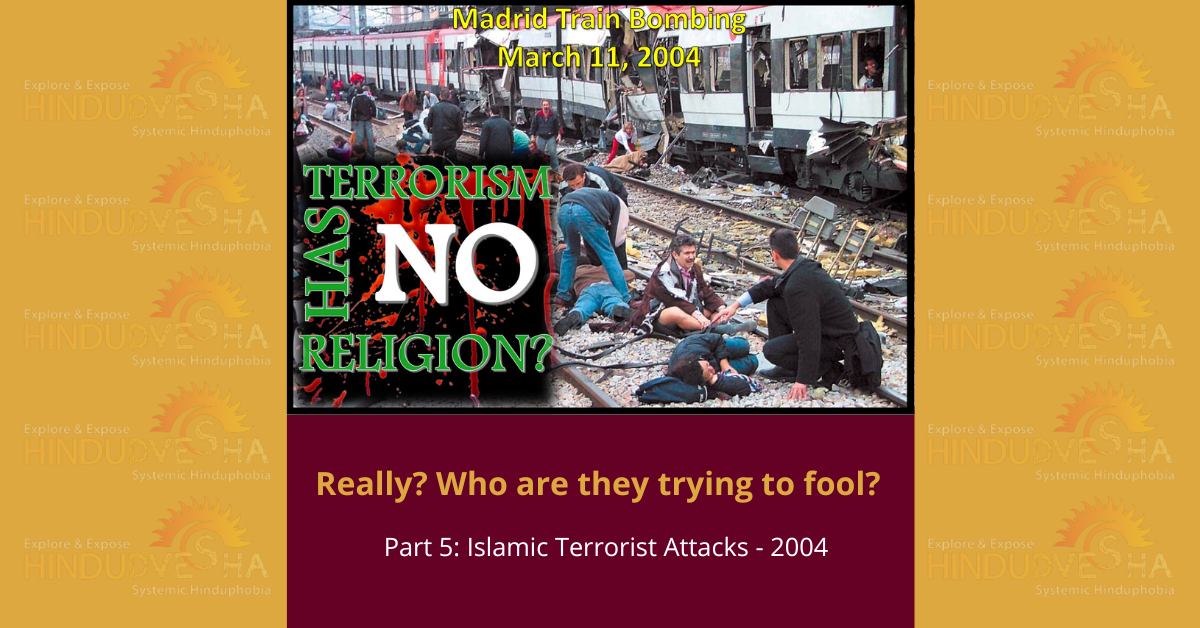 List of Islamic Terrorist Attacks in 2004 (Part 5)