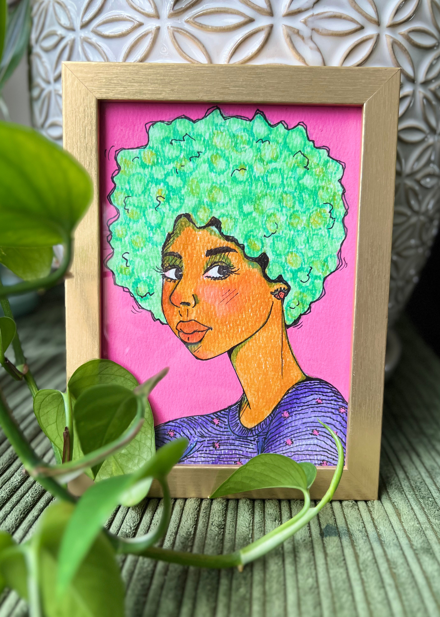 Highlighter Gal Print - Keisha