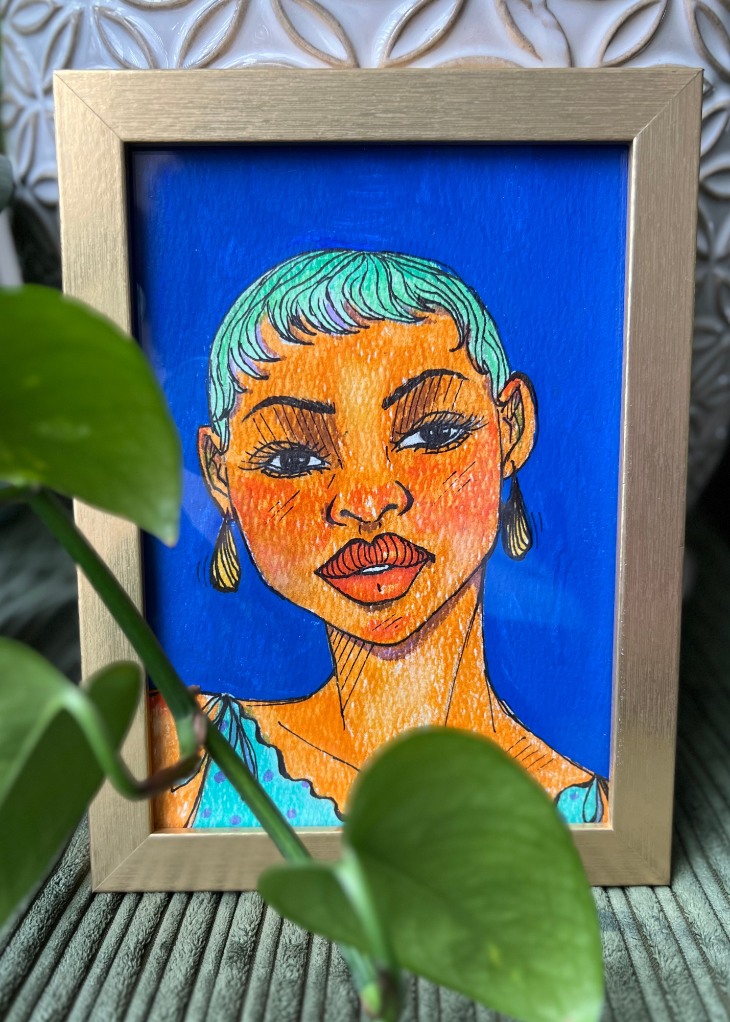 Highlighter Gal Print - Lily