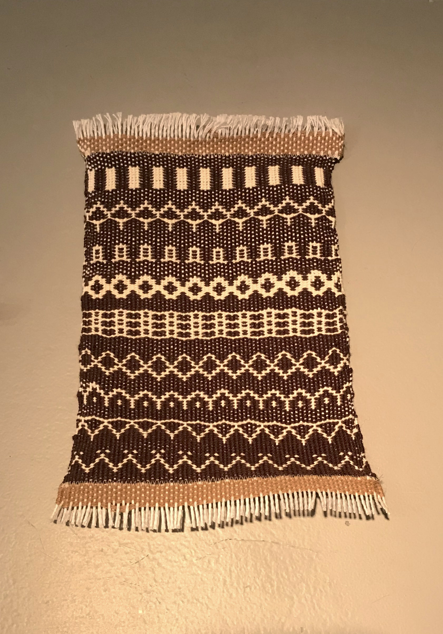Hand-woven hobo code piece