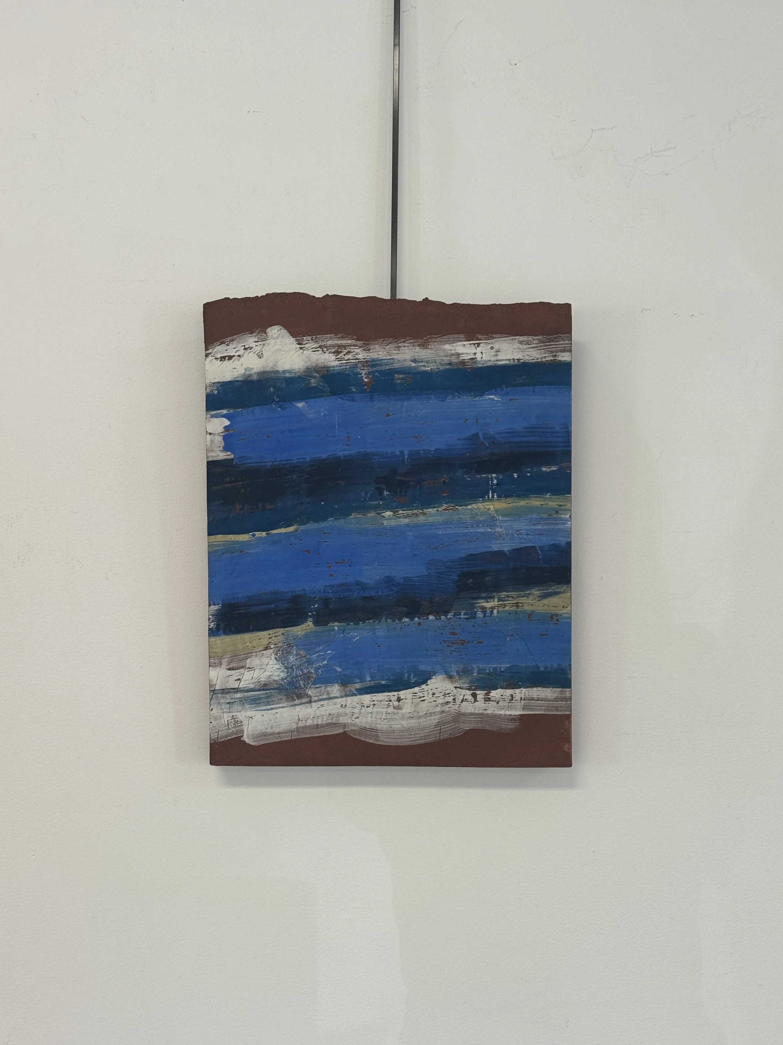 Red stoneware monoprint 16x20"
