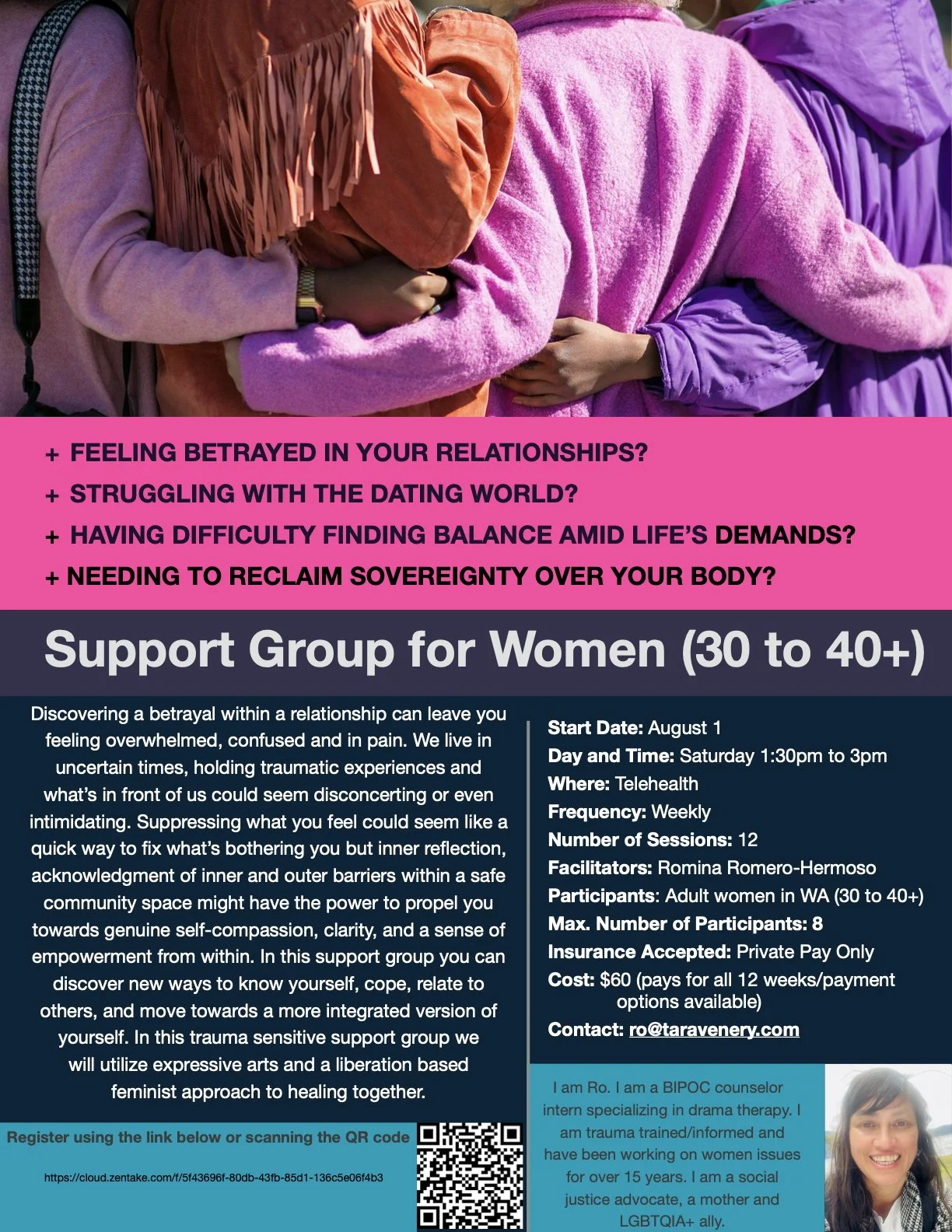 Betrayal Trauma Support Group for Women (30-40)