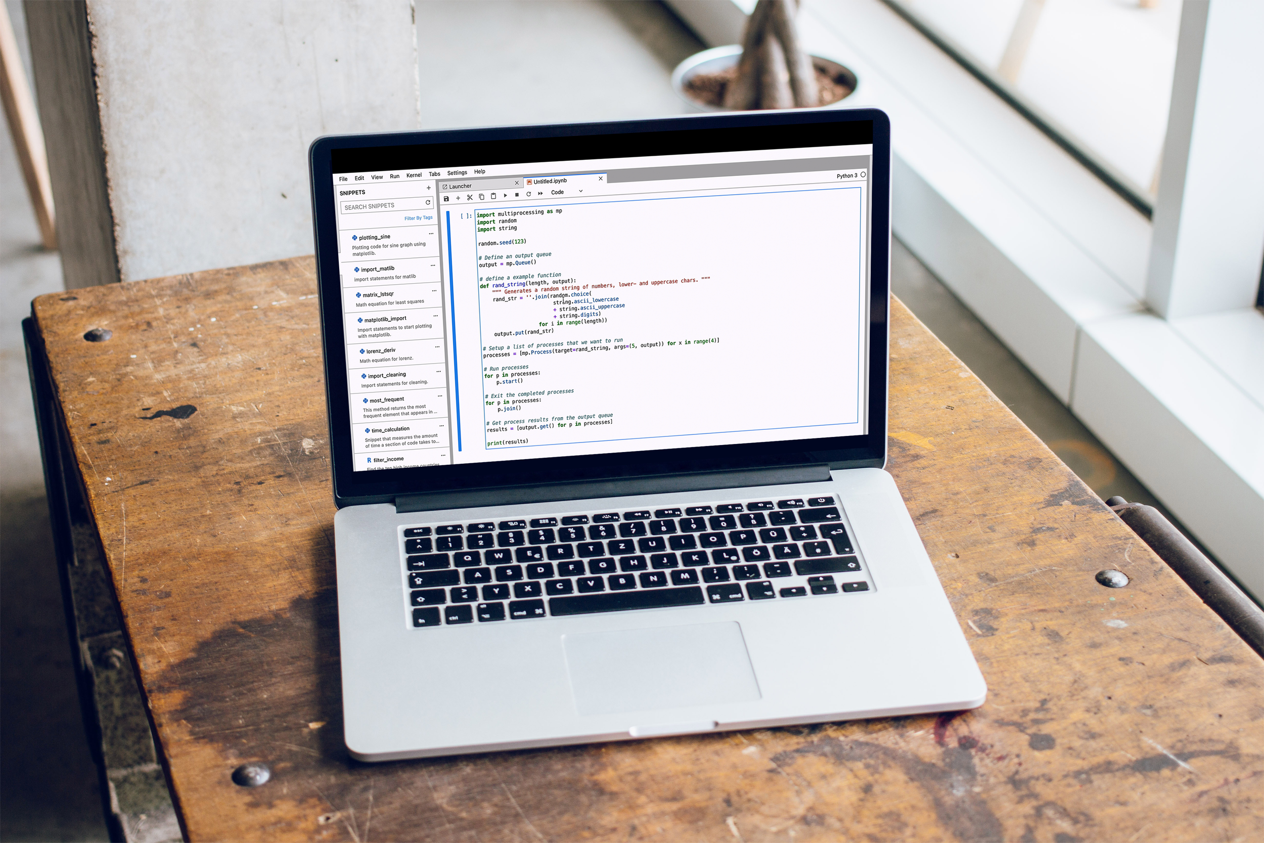 Project Jupyter: Code Snippets