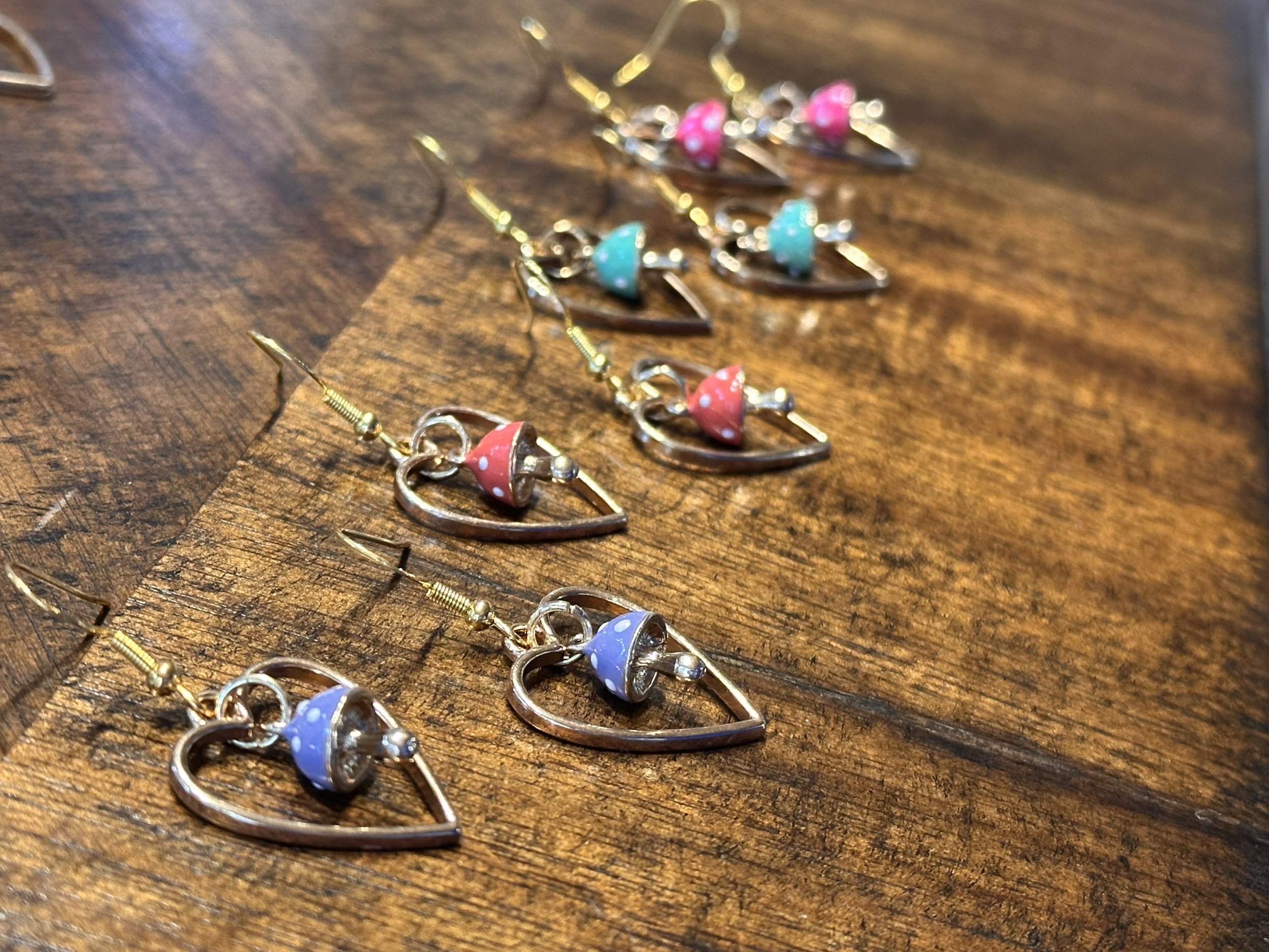 Mushroom Love Earrings