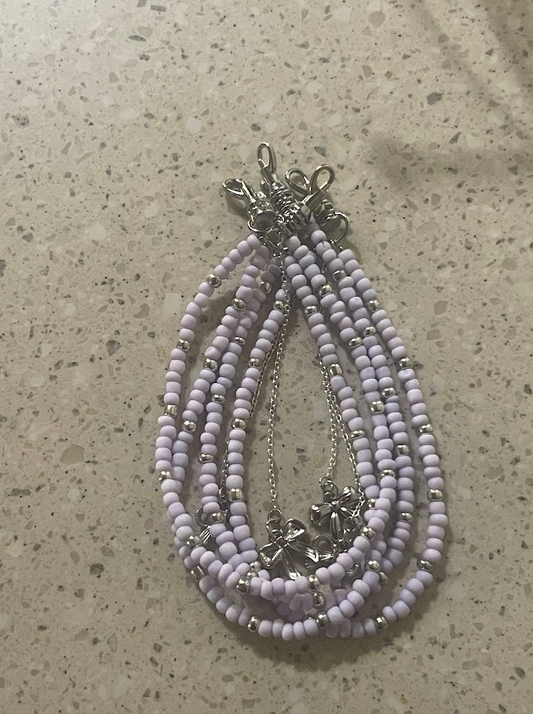 Frosted Sugarplum Keychain