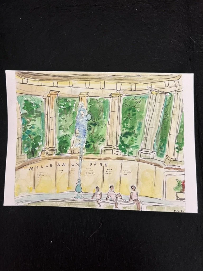Millennium Park Watercolor