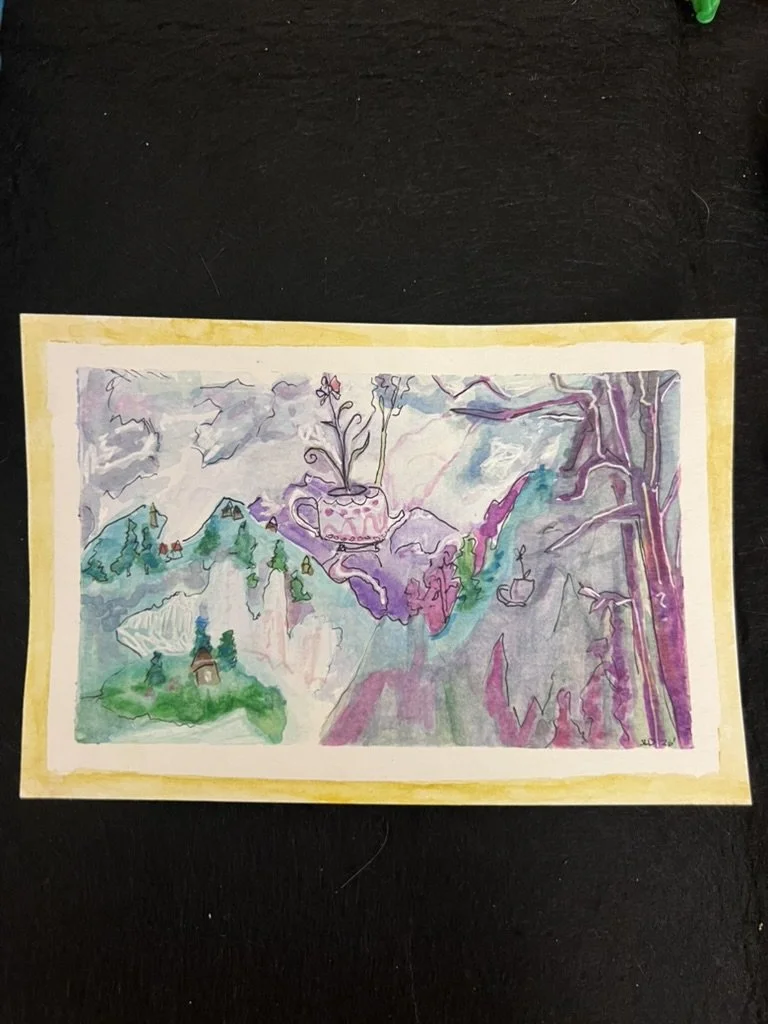 Tea Time Watercolor