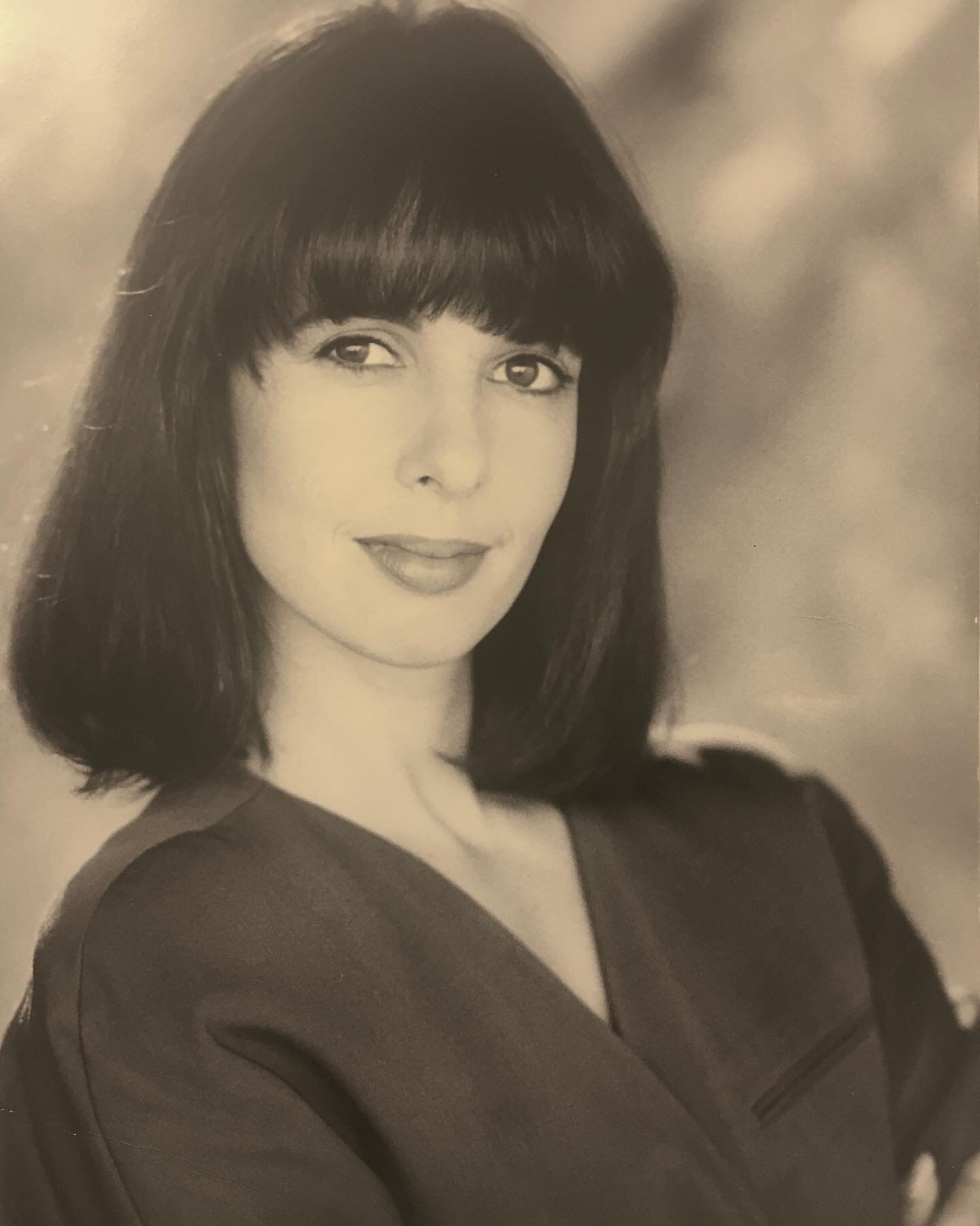 📸💫Circa 1992ish ~ Joining my acting buds in posting an old tool of the trade on old headshot day. May I be your public defender, please? B&amp;W FTW! &hellip;or in this case, faded sepia.😄💫
