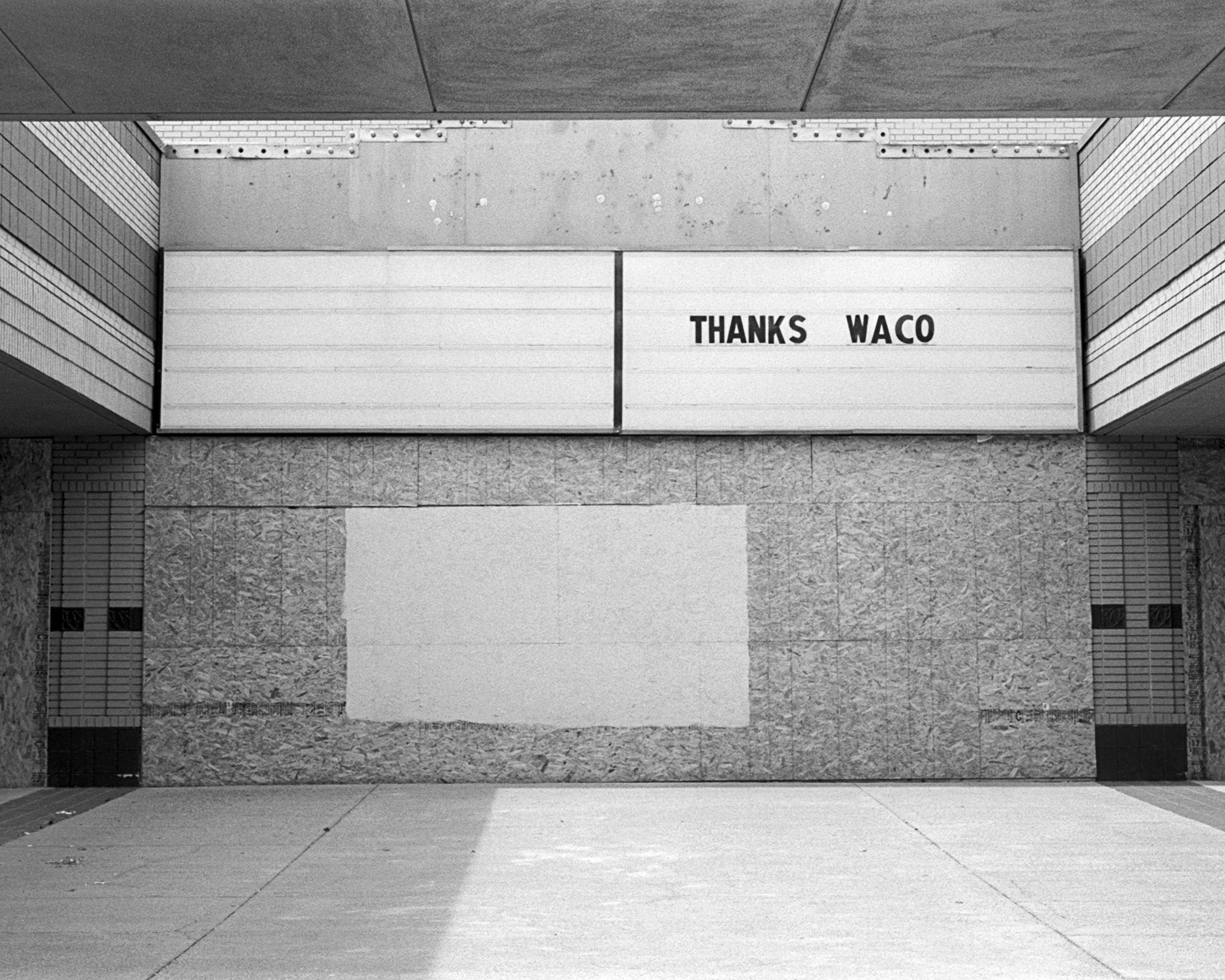 Thanks Waco, 2022,
35mm rag matte print (30x24)