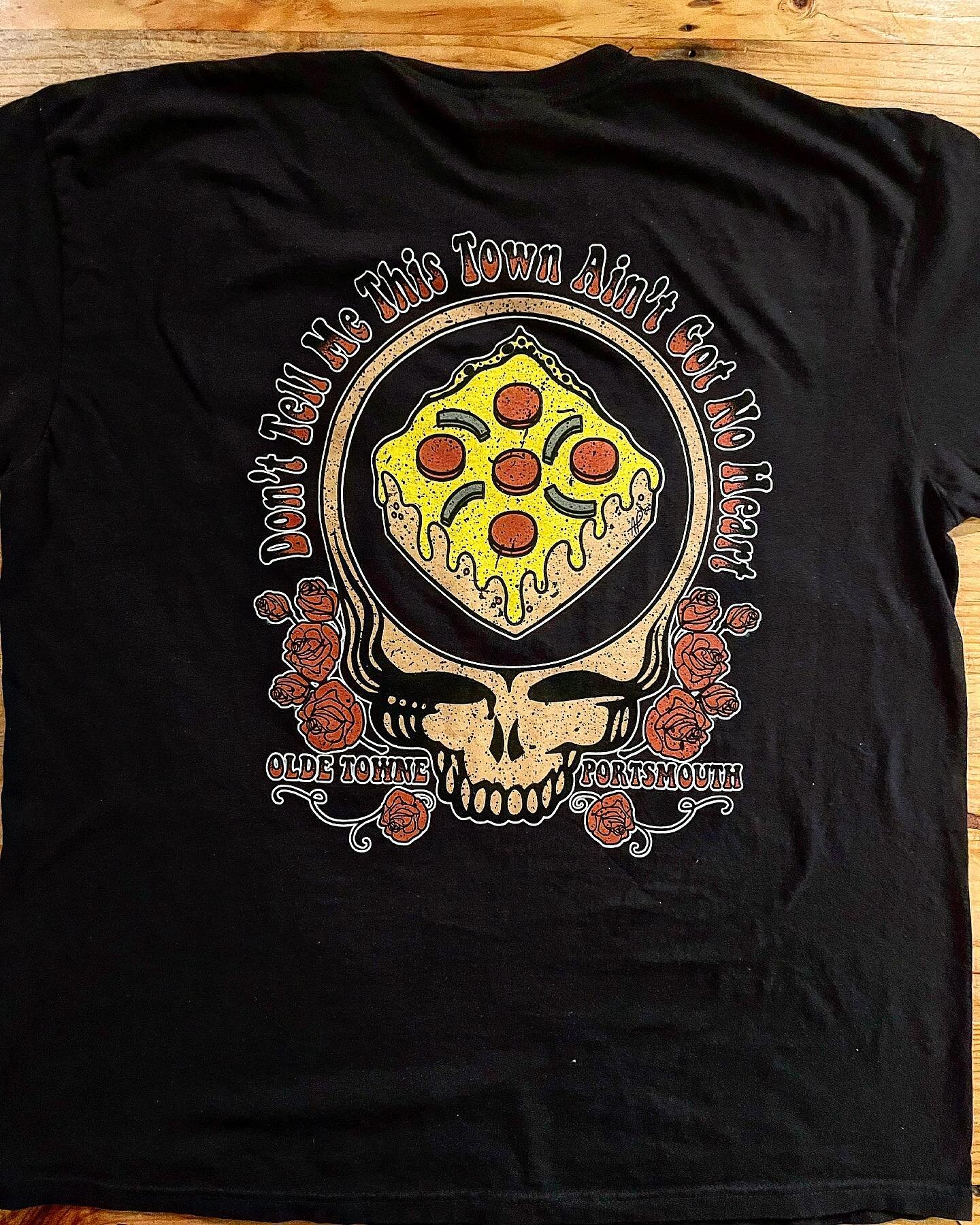 We love three things deeply: Square Pizza, Portsmouth and the Grateful Dead.  Do not sleep on this limited run of  T-shirts and Sweat Shirts! Y&rsquo;all know the deal, once they are gone they are gone! ⚡️💀✌🏻