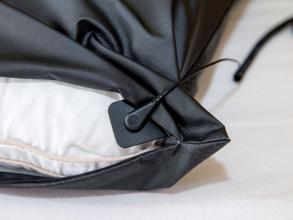 Earthing pillow cover kit taken during a photoshoot run by Kat Mottram