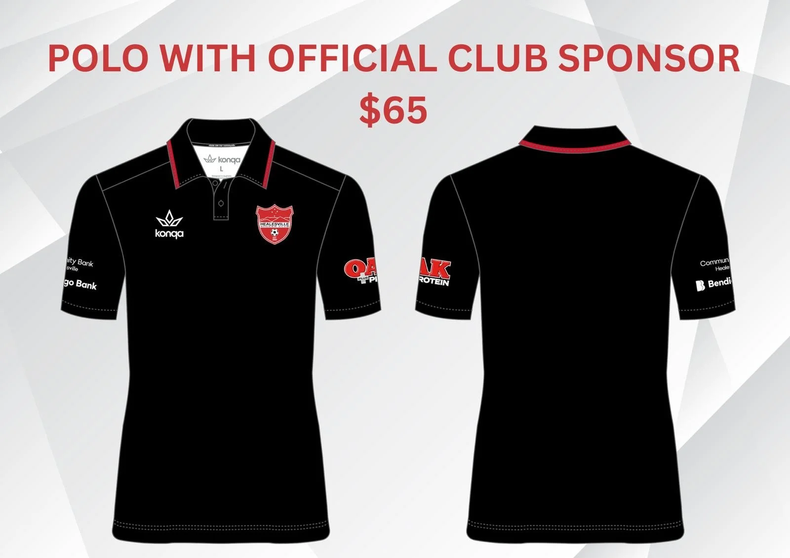 Polo with Official Club Sponsor (2026-2028)