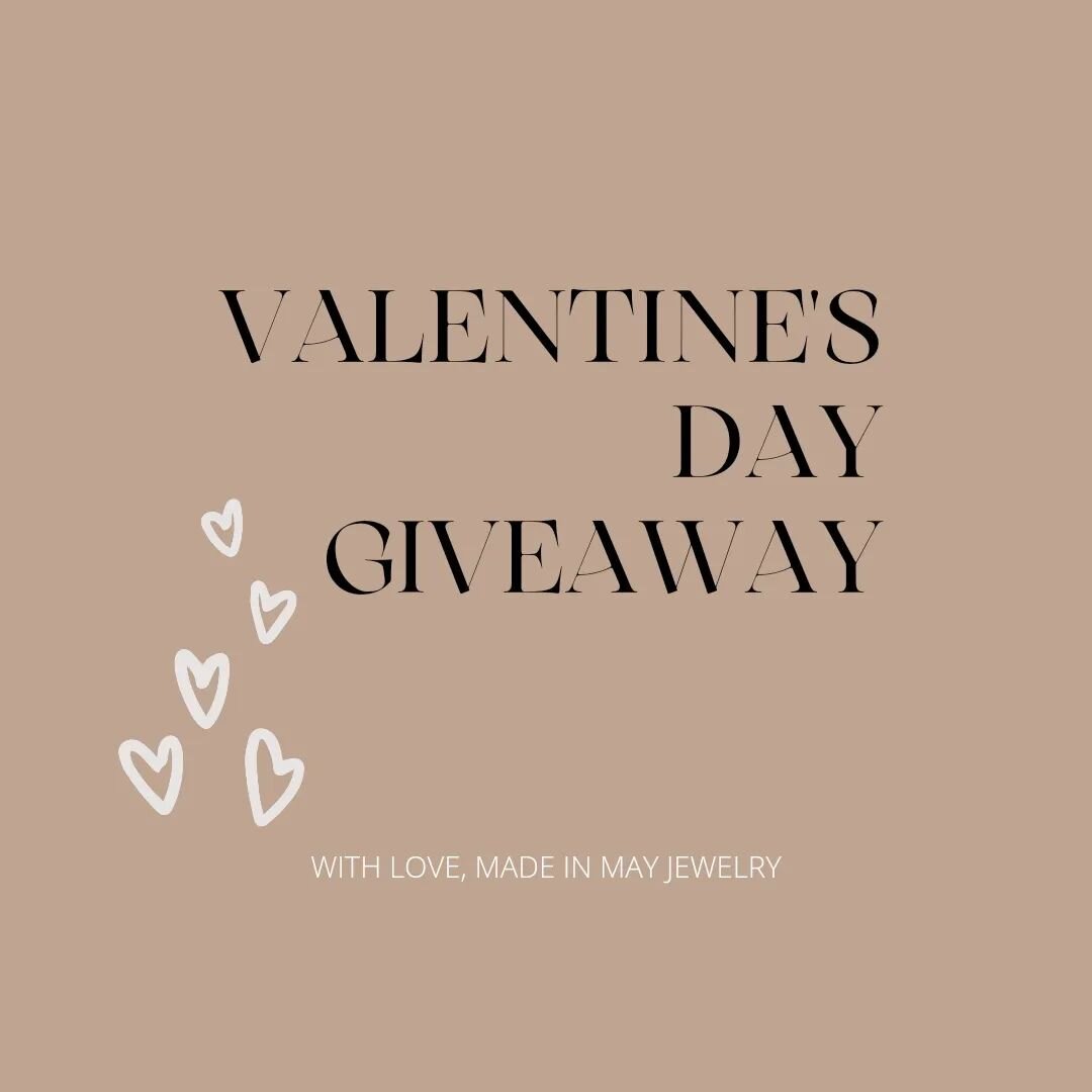 GIVEAWAY ALERT! This Valentine&rsquo;s @madeinmayjewelry will be gifting a very lucky winner a SURPRISE gift box with special pieces from the LOVE collection. 💕💕💕💕

HOW TO ENTER:
1. Make sure to follow @madeinmayjewelry;
2. Like this post; and
3.