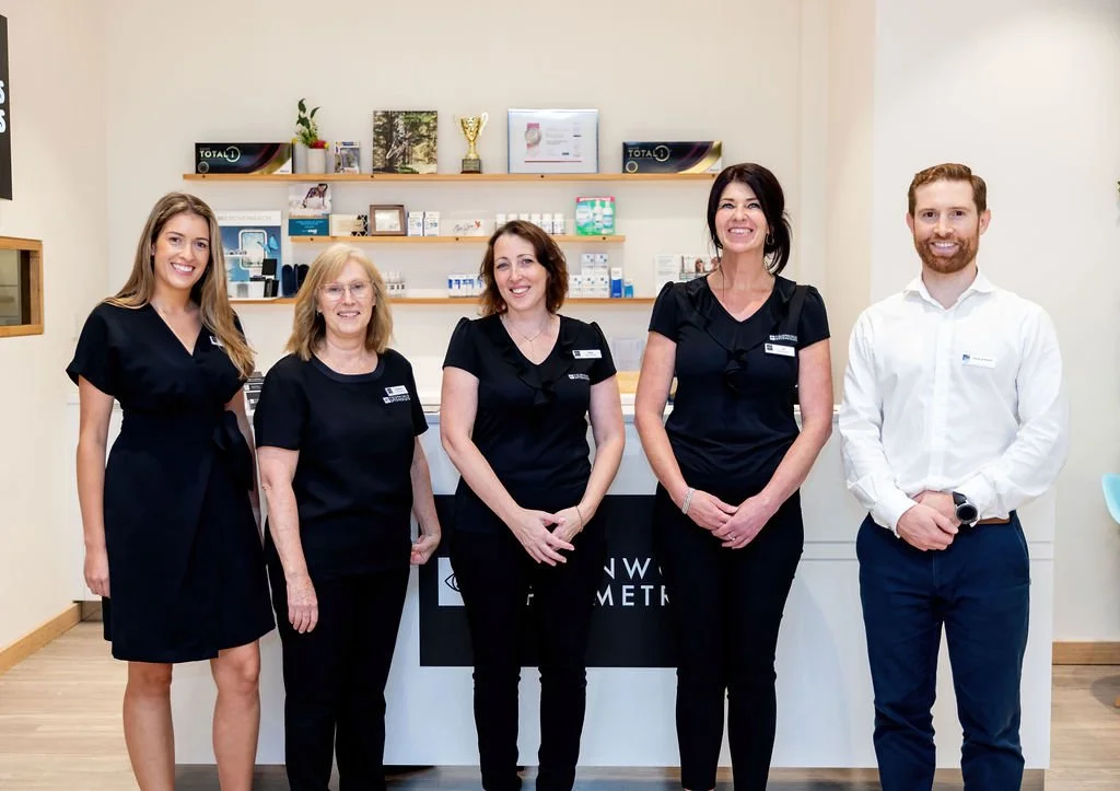 Experienced, professional optical dispenser team Engadine optometrist who performs eye exams and eye tests for patients