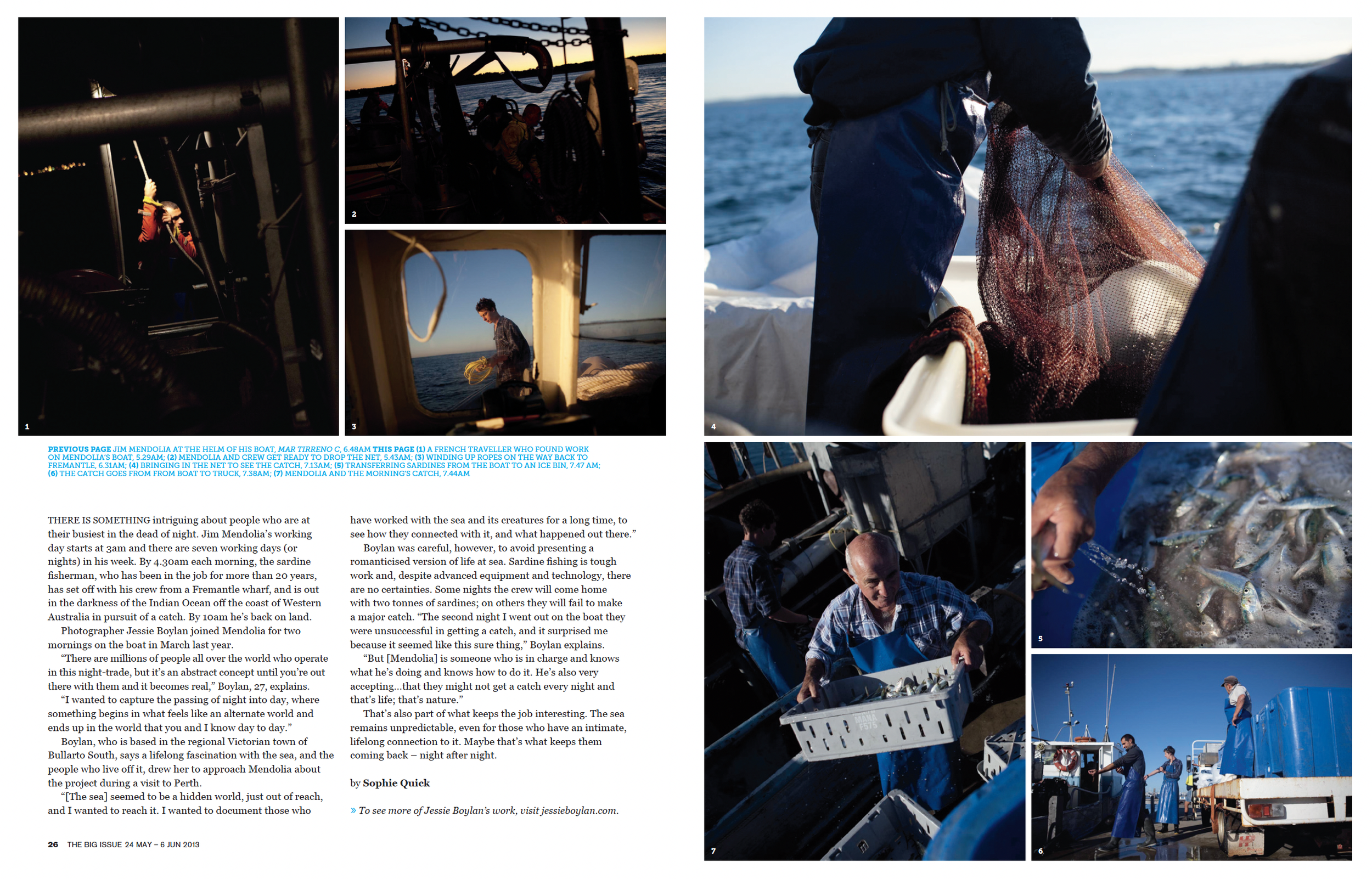 'Catching the Light', Roving Eye, The Big Issue #433, 2013