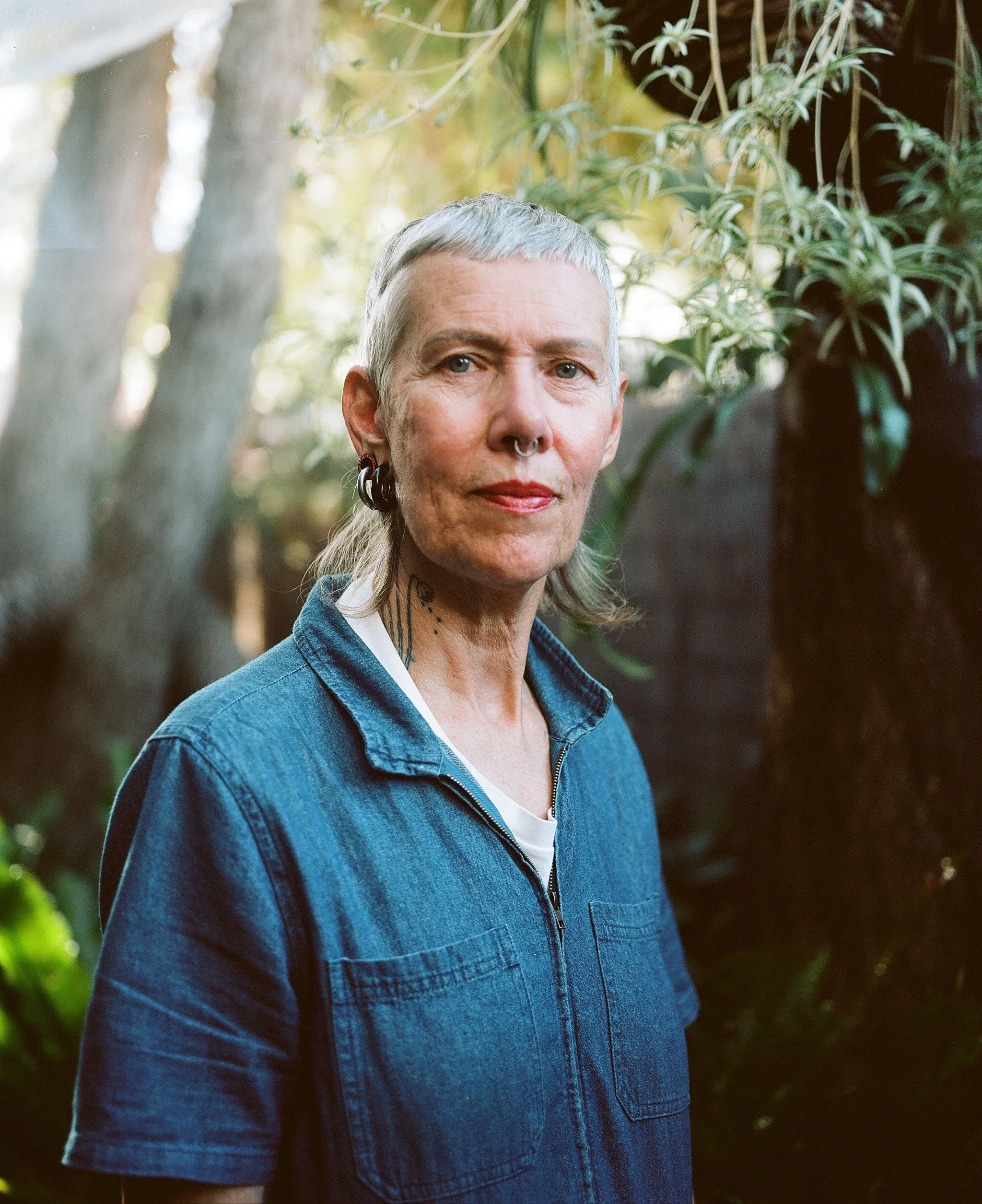V. Barratt, Australian artist and member of cyberfeminist group VNS Matrix, Adelaide, 2022