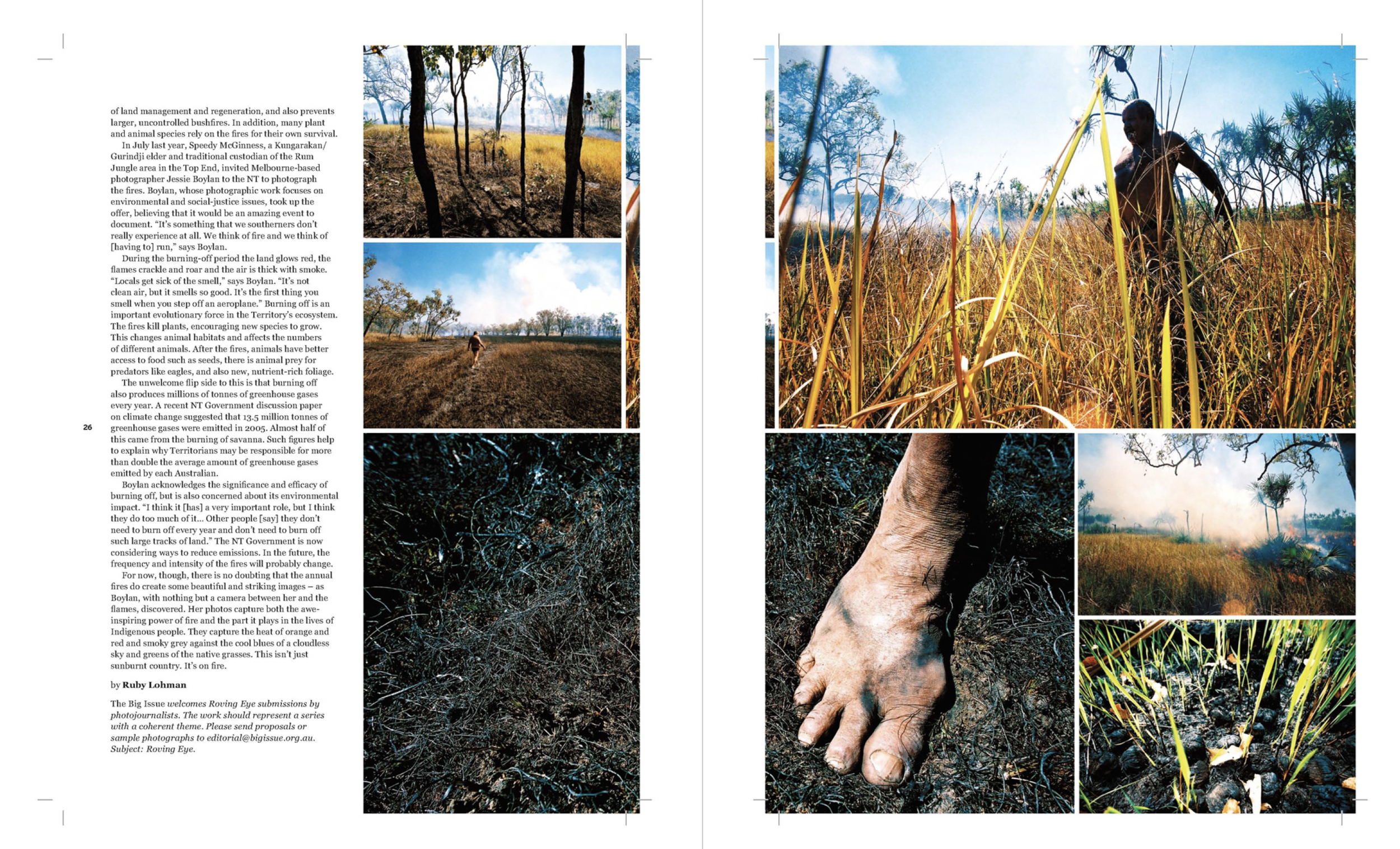 'Ring of Fire', Roving Eye, The Big Issue #312, 2009