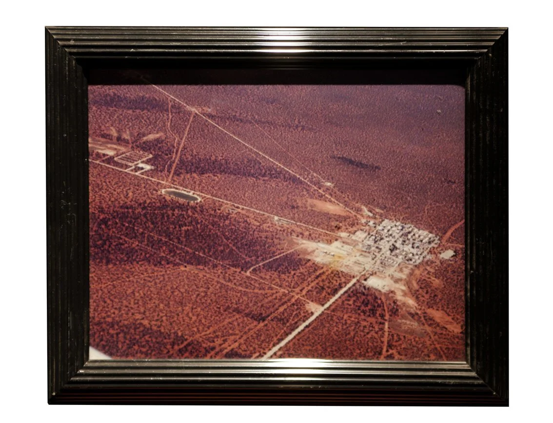 Aerial of Maralinga Village, Maralinga, South Australia
1961
Avon Hudson
Reproduction from an original Kodakchrome colour slide Digital inkjet print; 25 x 20 cm