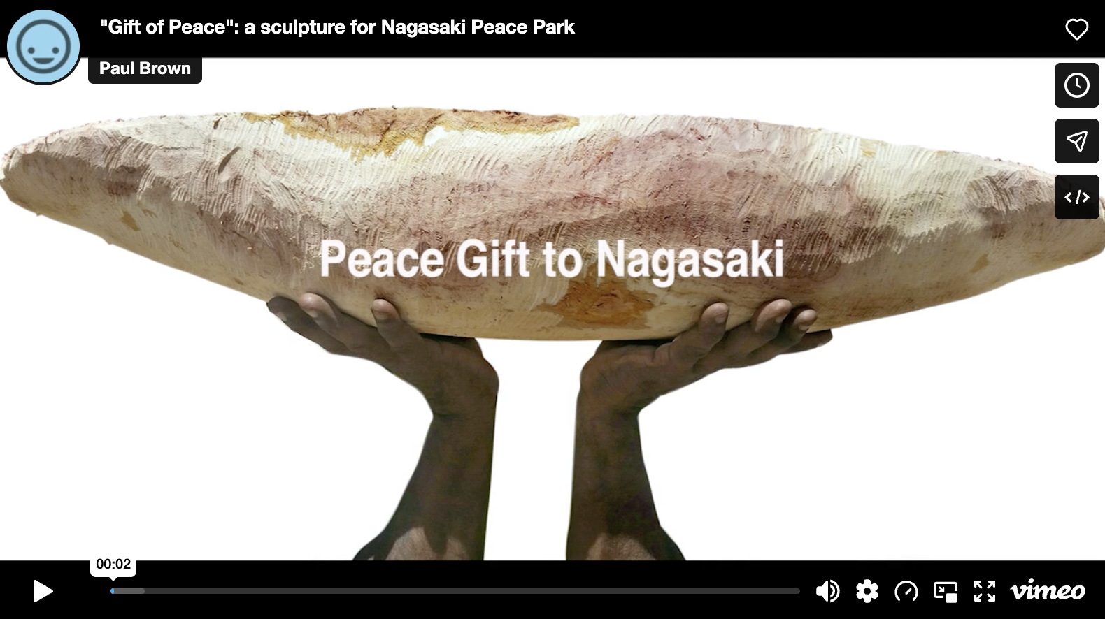 Gift of Peace, from Maralinga to Nagasaki, 2016, Nuclear Futures