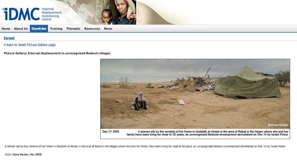 Internal Displacement Monitoring Centre, 2009. 