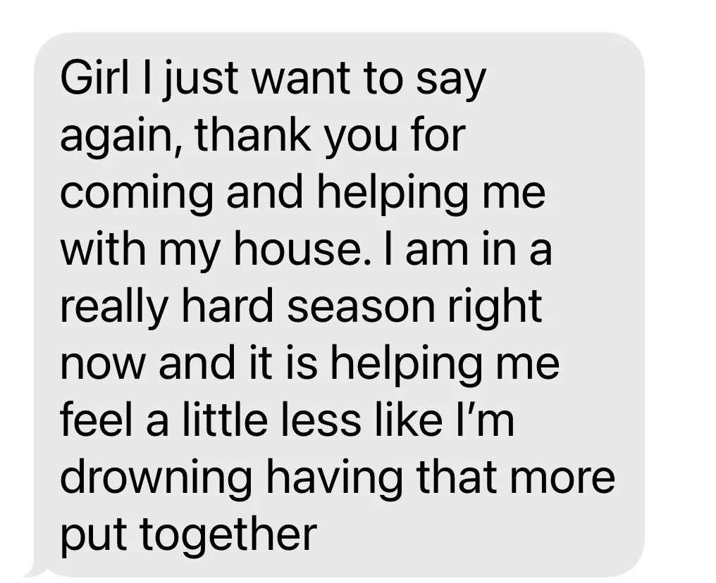 A screenshot of a text message conversation expressing gratitude and appreciation.
