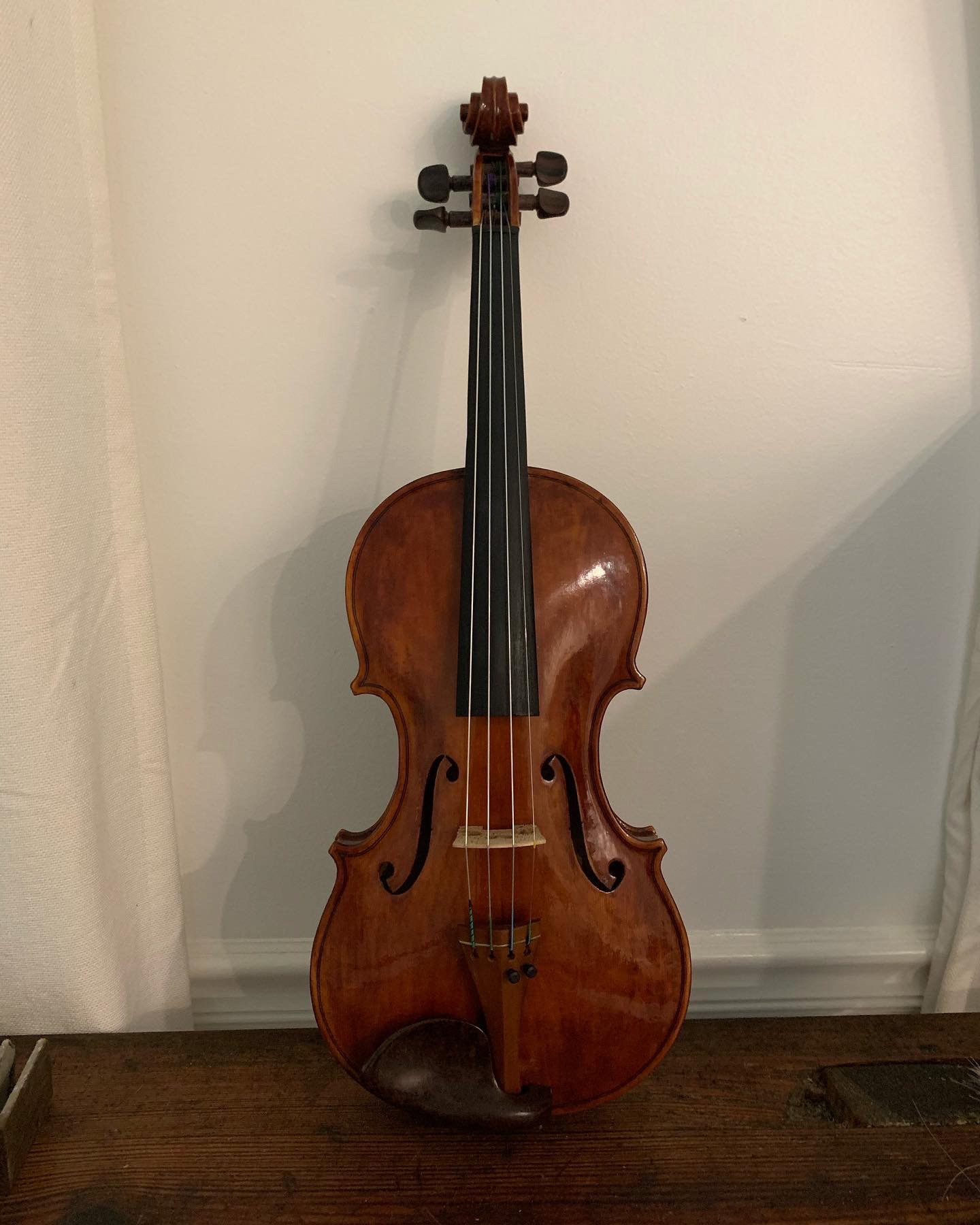 Psalm 1 Violin, before being revarnished.