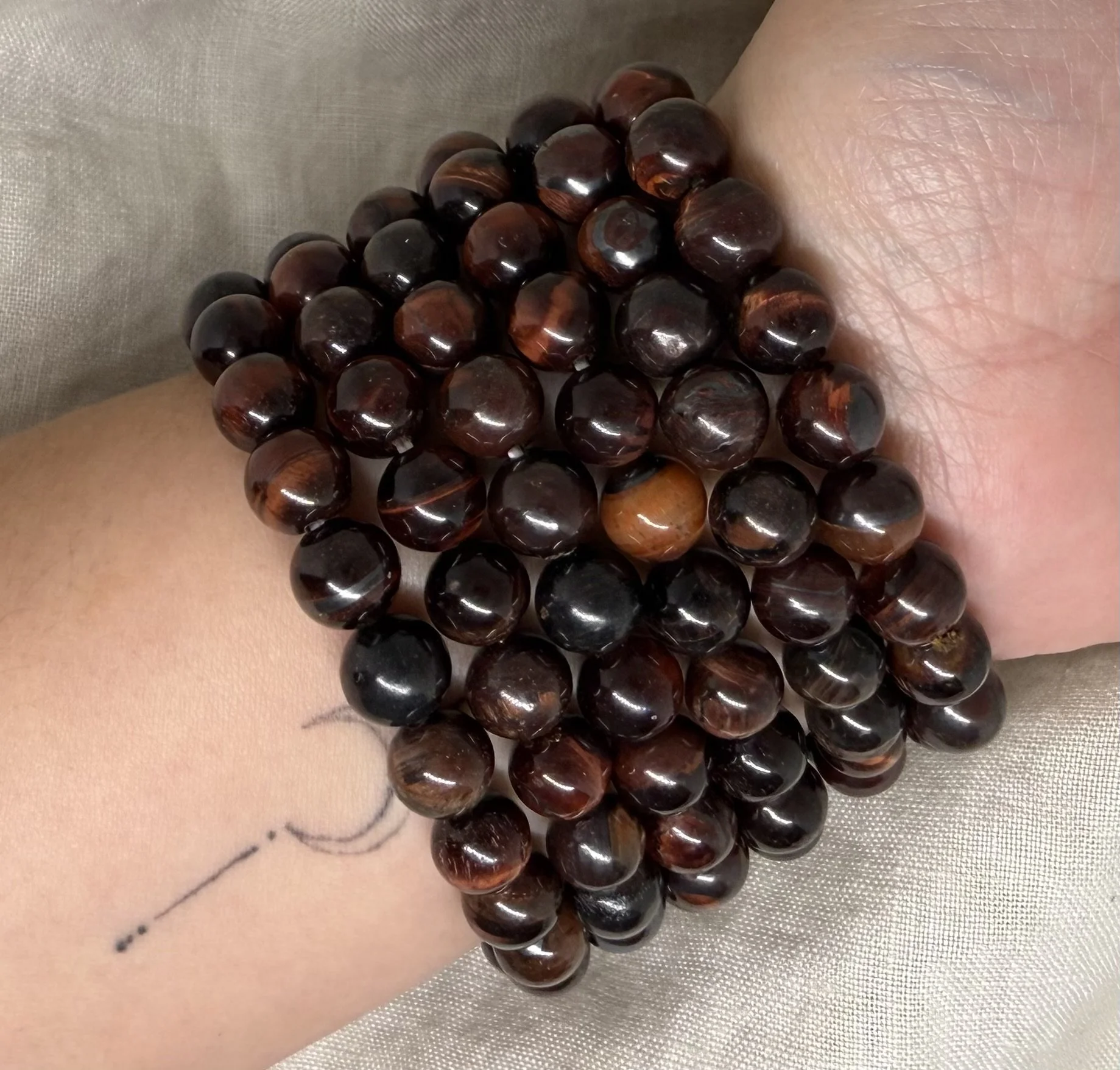 Red Tiger’s Eye Bracelet | Confidence & Motivation