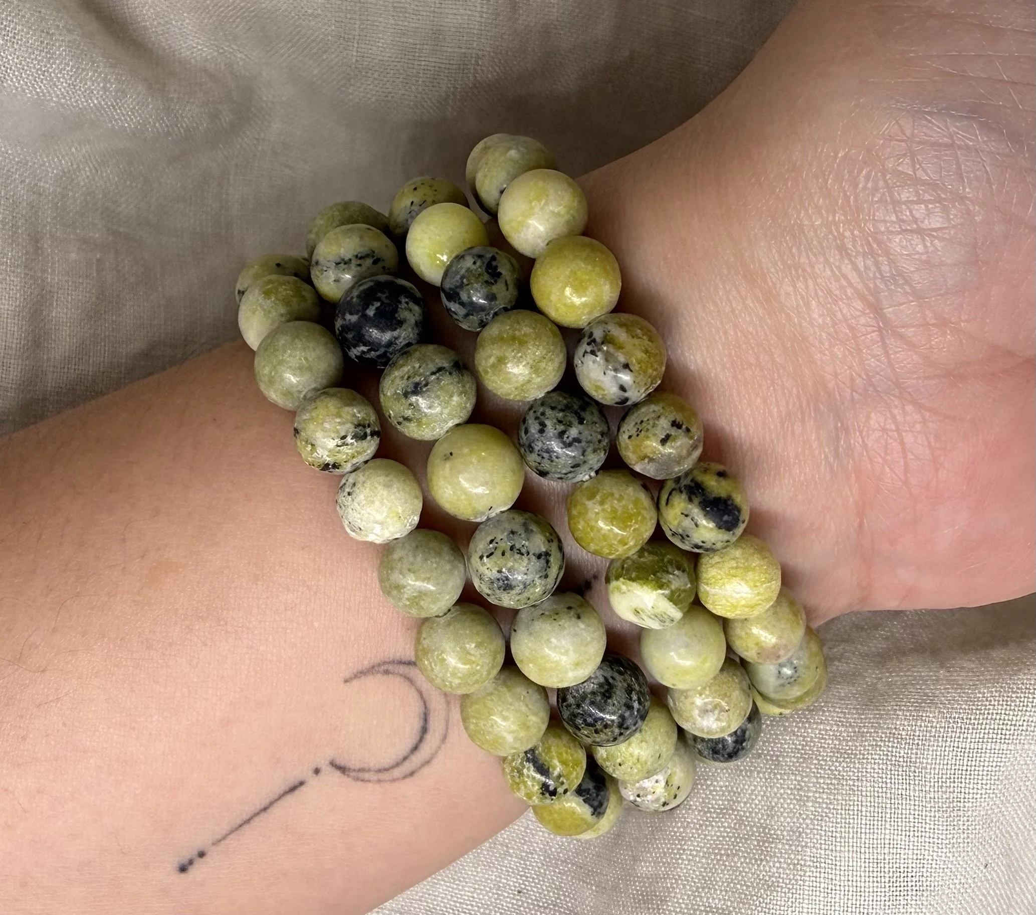Serpentine Jade Bracelet | Healing & Protection