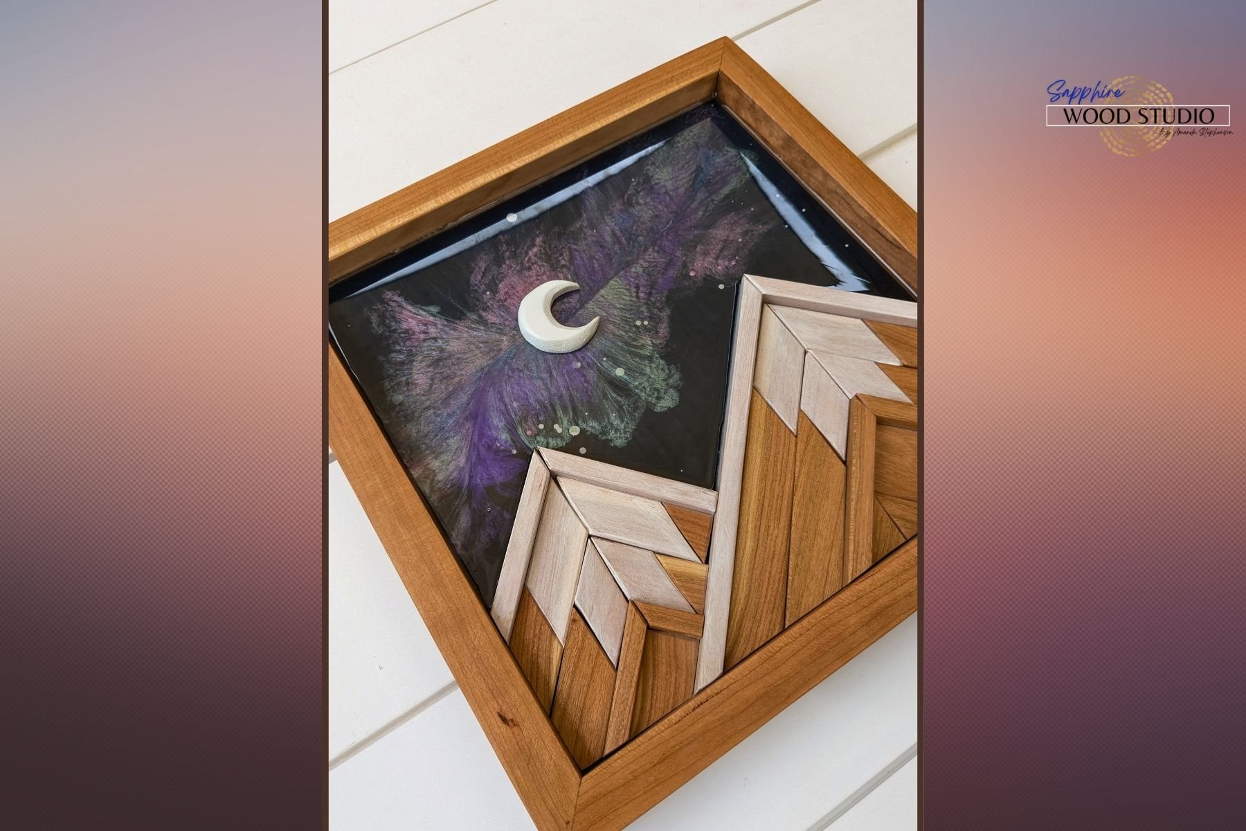 Mountain Epoxy Art