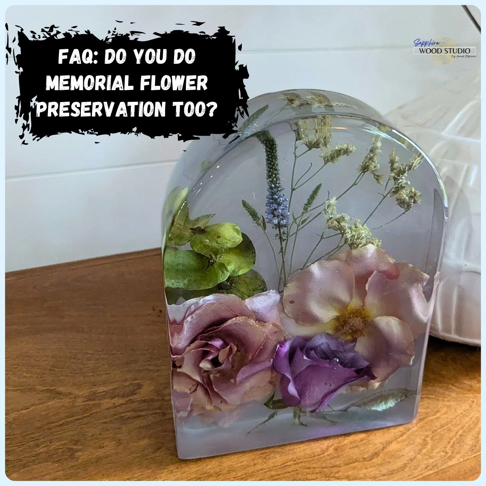 We have several designs that are perfect for preservation flowers in memory of a loved one. We can also do some meaningful things with personal effects and photos. 
DM me if interested. 
#weddingflowerpreservation #memorialflowers #Tennessee