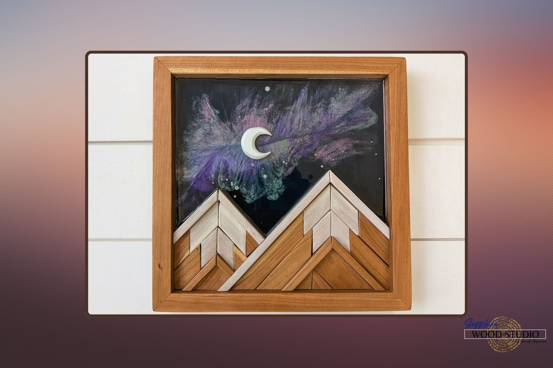 Mountain Epoxy Art
