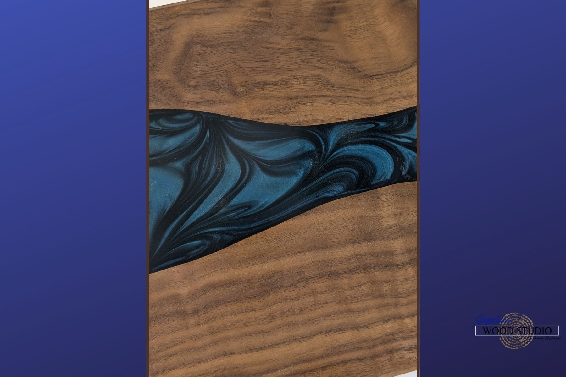 Resin River Serving Trays, Small Cheese Board