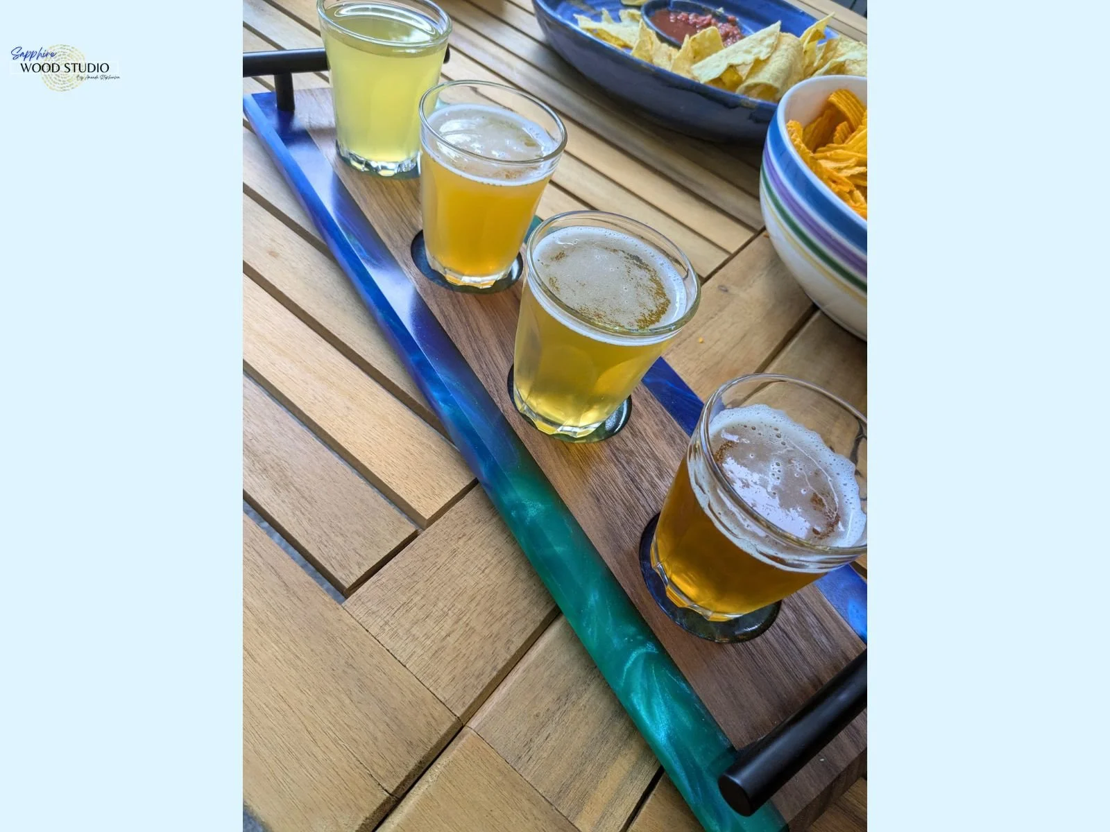 Pour Your Own Epoxy Class Beer Bourbon Flight