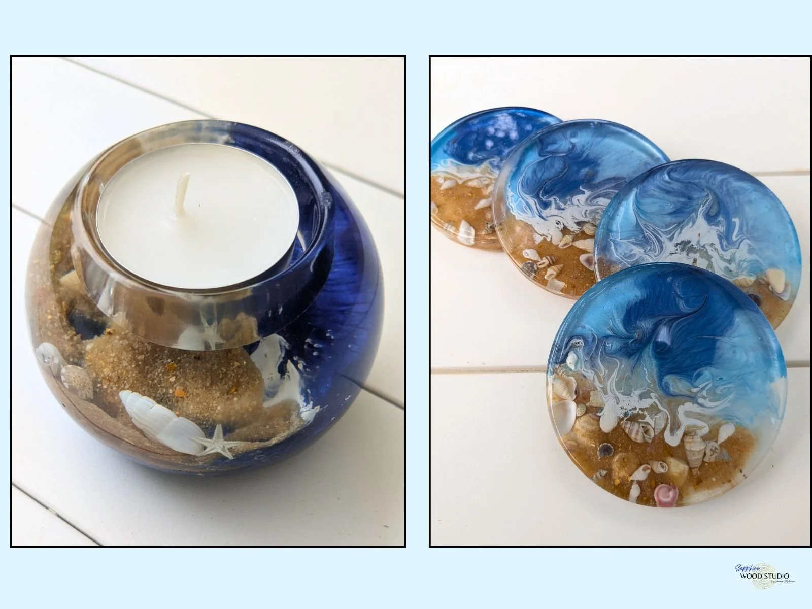 Beach Tea Light Candle Holders Christmas Gifts Tennessee