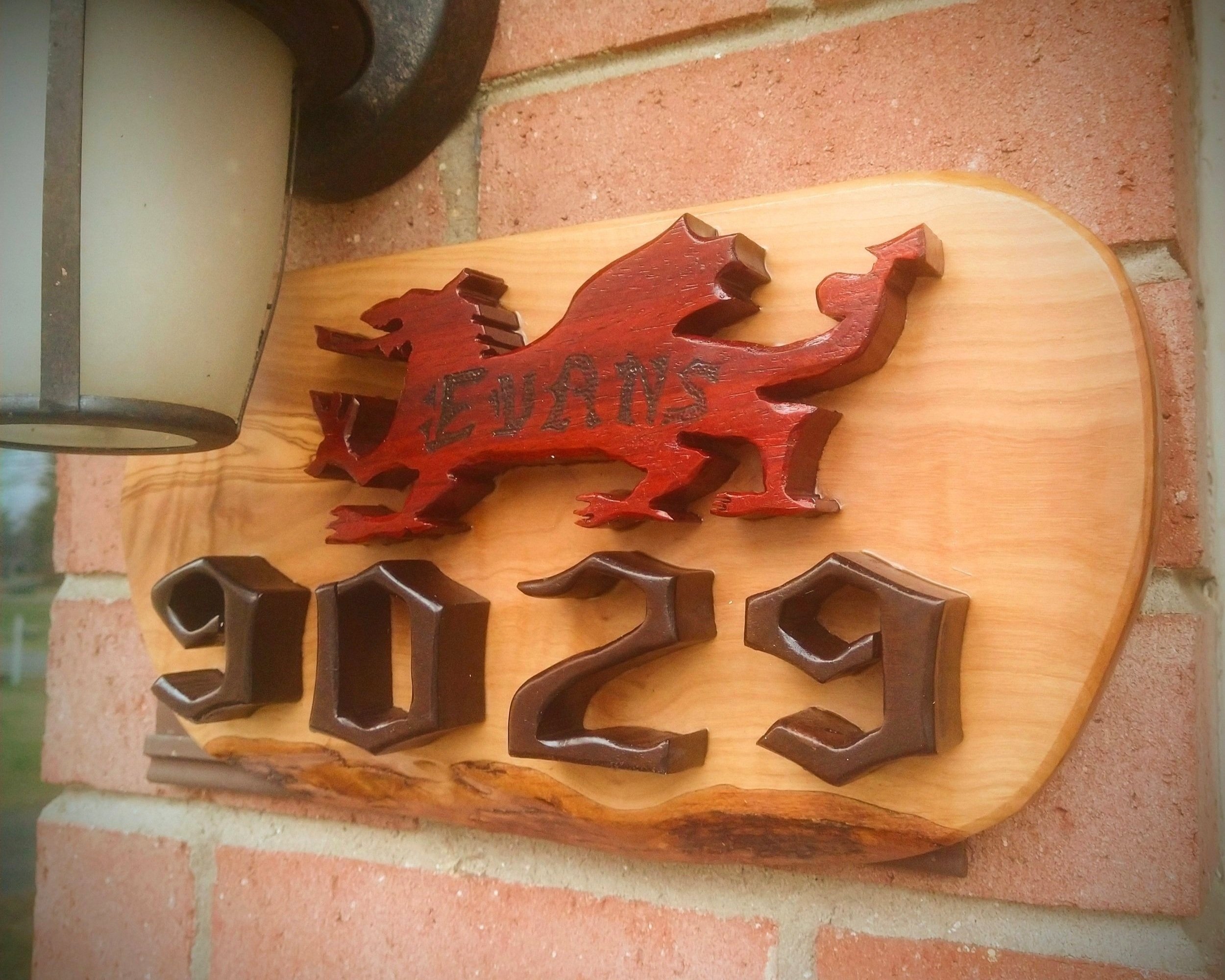 Custom Wood Address Signs Nashville
