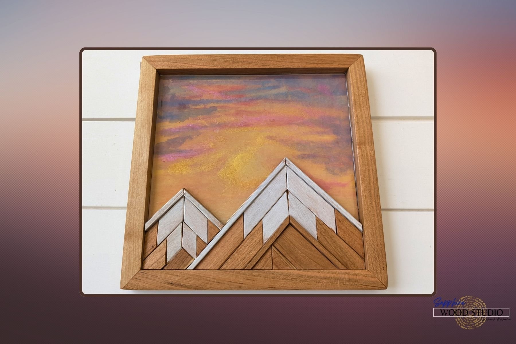 Mountain Epoxy Art