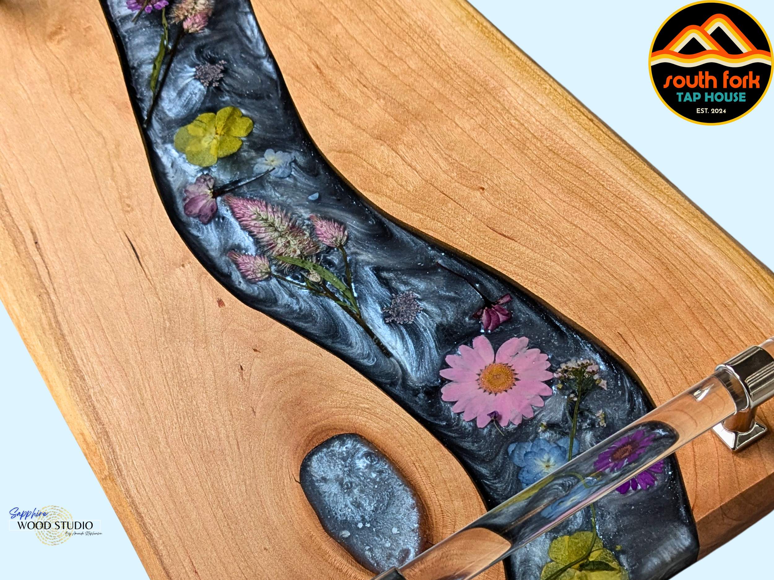 Beers and Boards Bristol: Make Your Own Dry Flower + Epoxy Serving Tray
