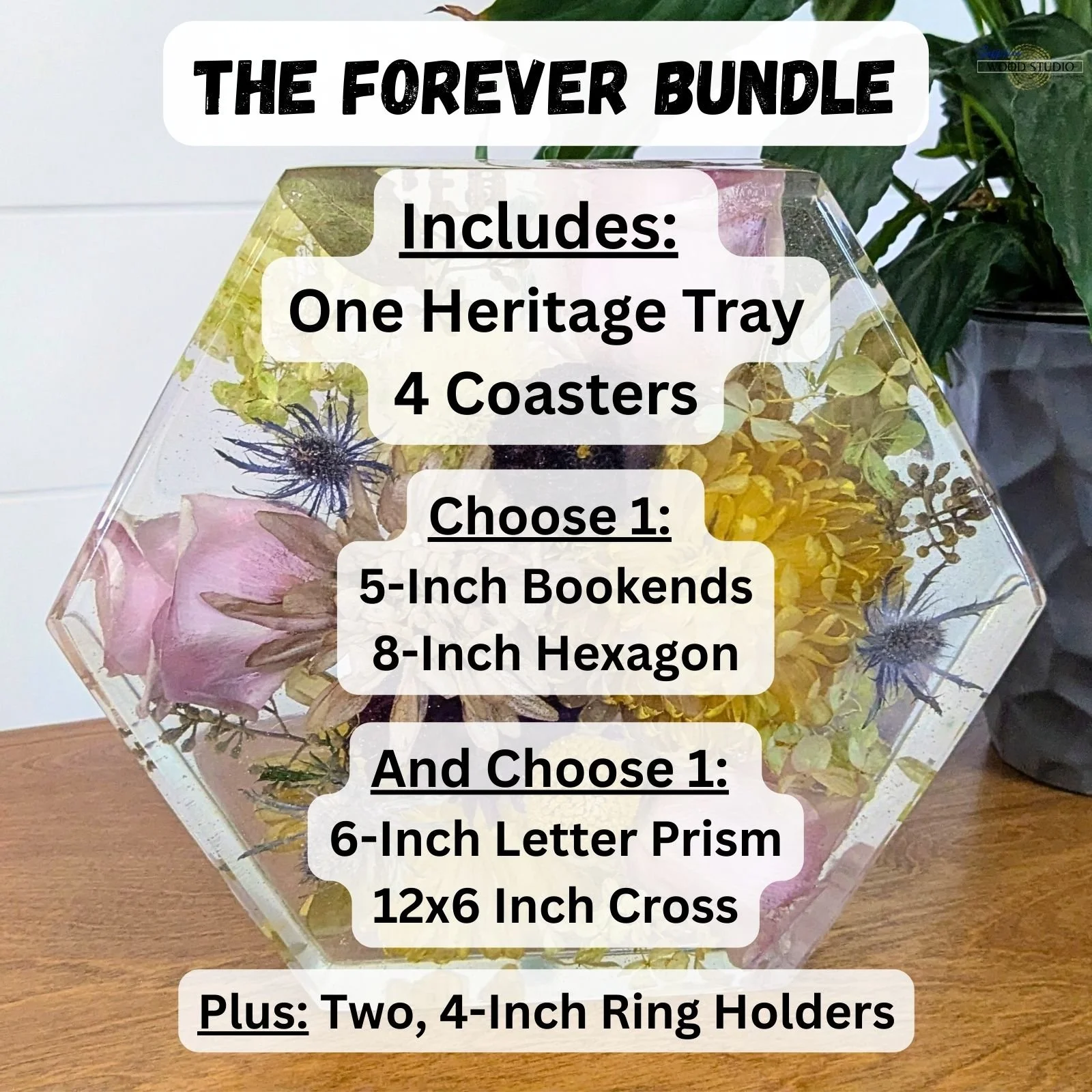The Forever Bundle | Flower Preservation for Weddings, Memorials and More