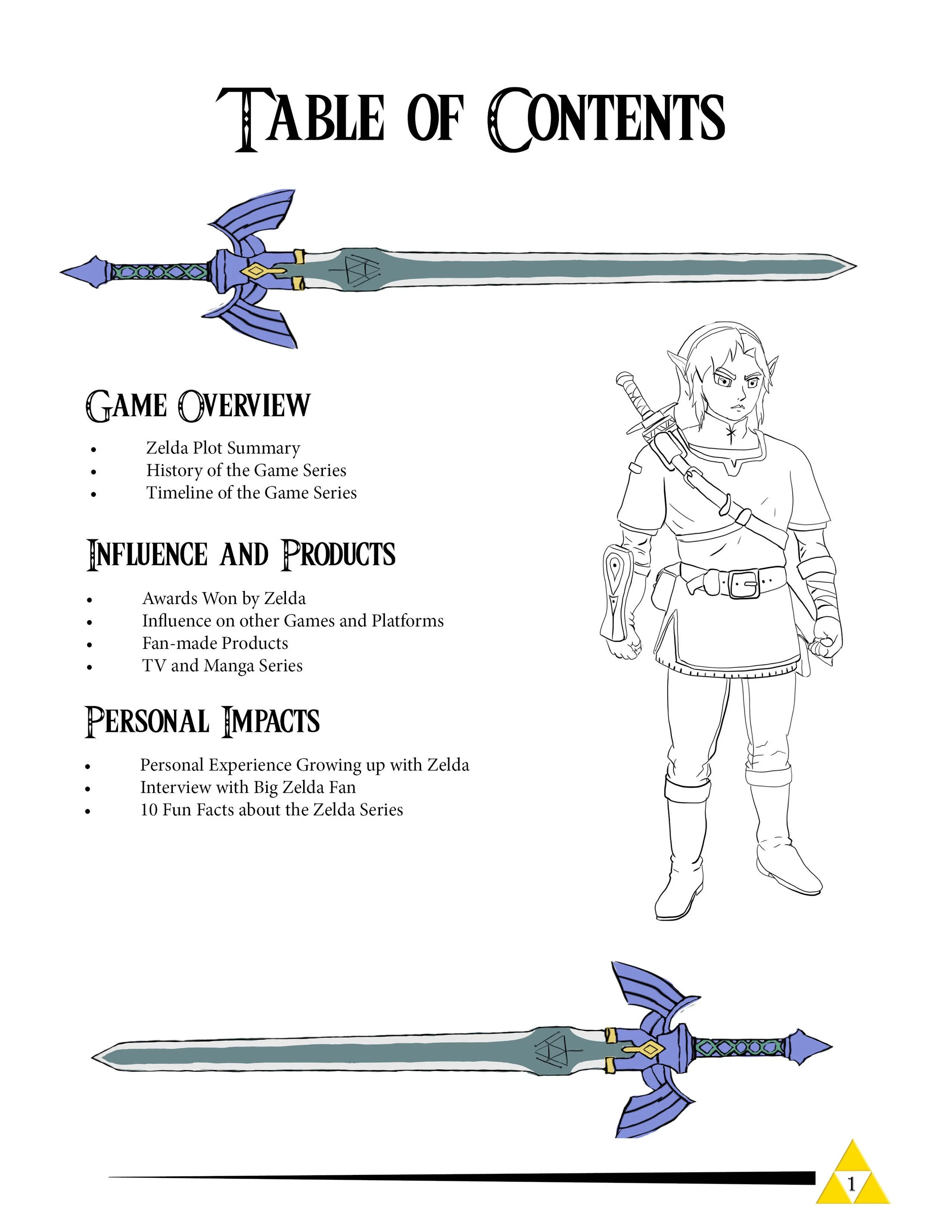 Legend of Zelda Book Project — Josh Wicker Art