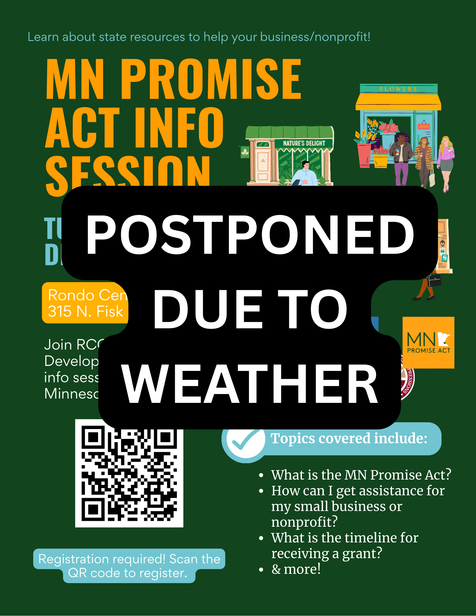 *POSTPONED* MN Promise Act Info Session