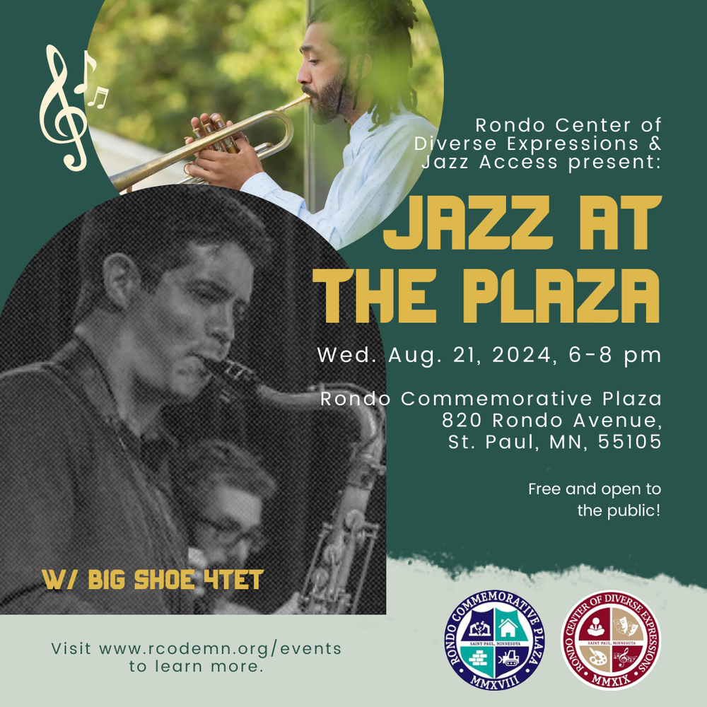 Jazz at the Plaza: Big Shoes 4Tet — Rondo Center of Diverse Expressions