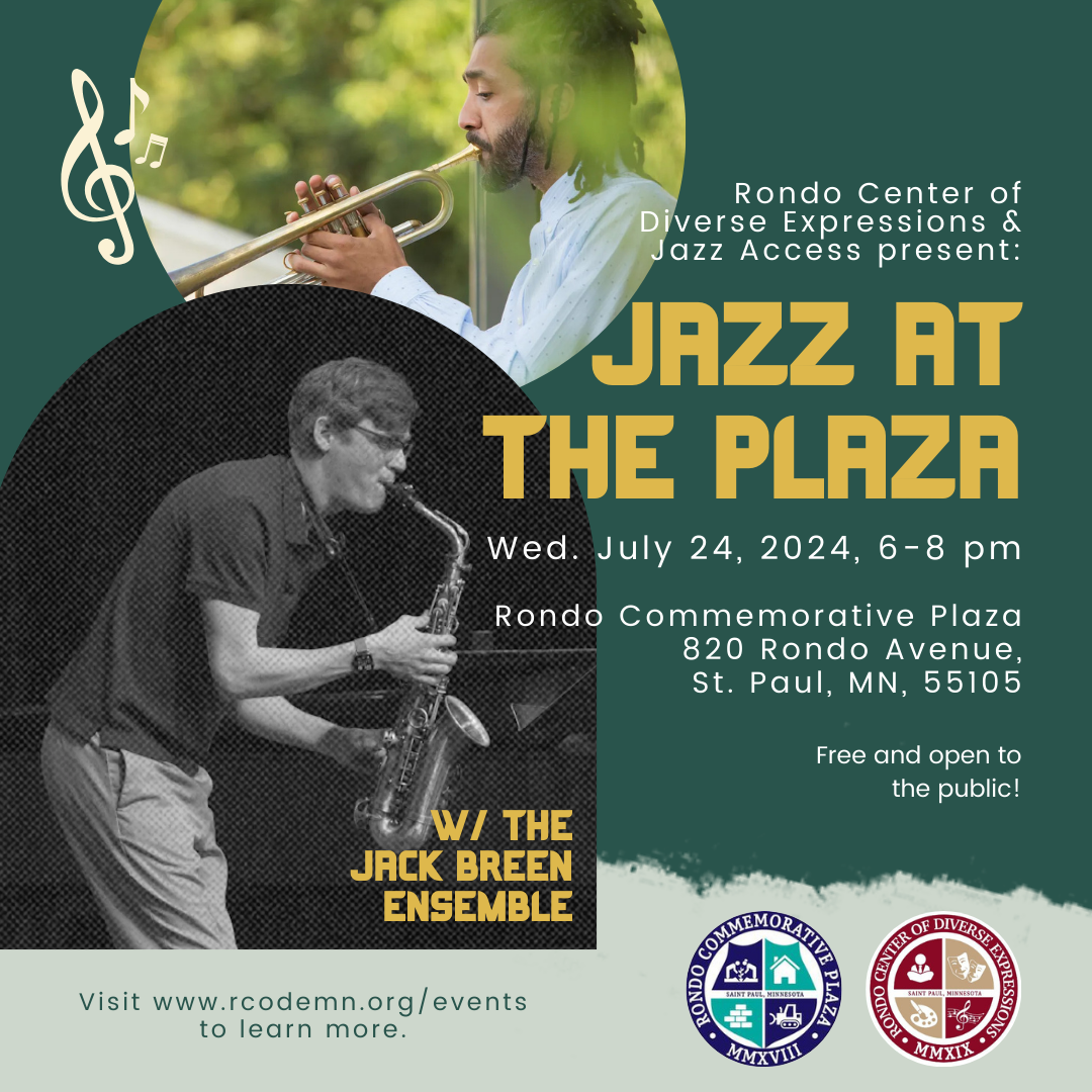 Jazz at the Plaza: Jack Breen ensemble — Rondo Center of Diverse ...