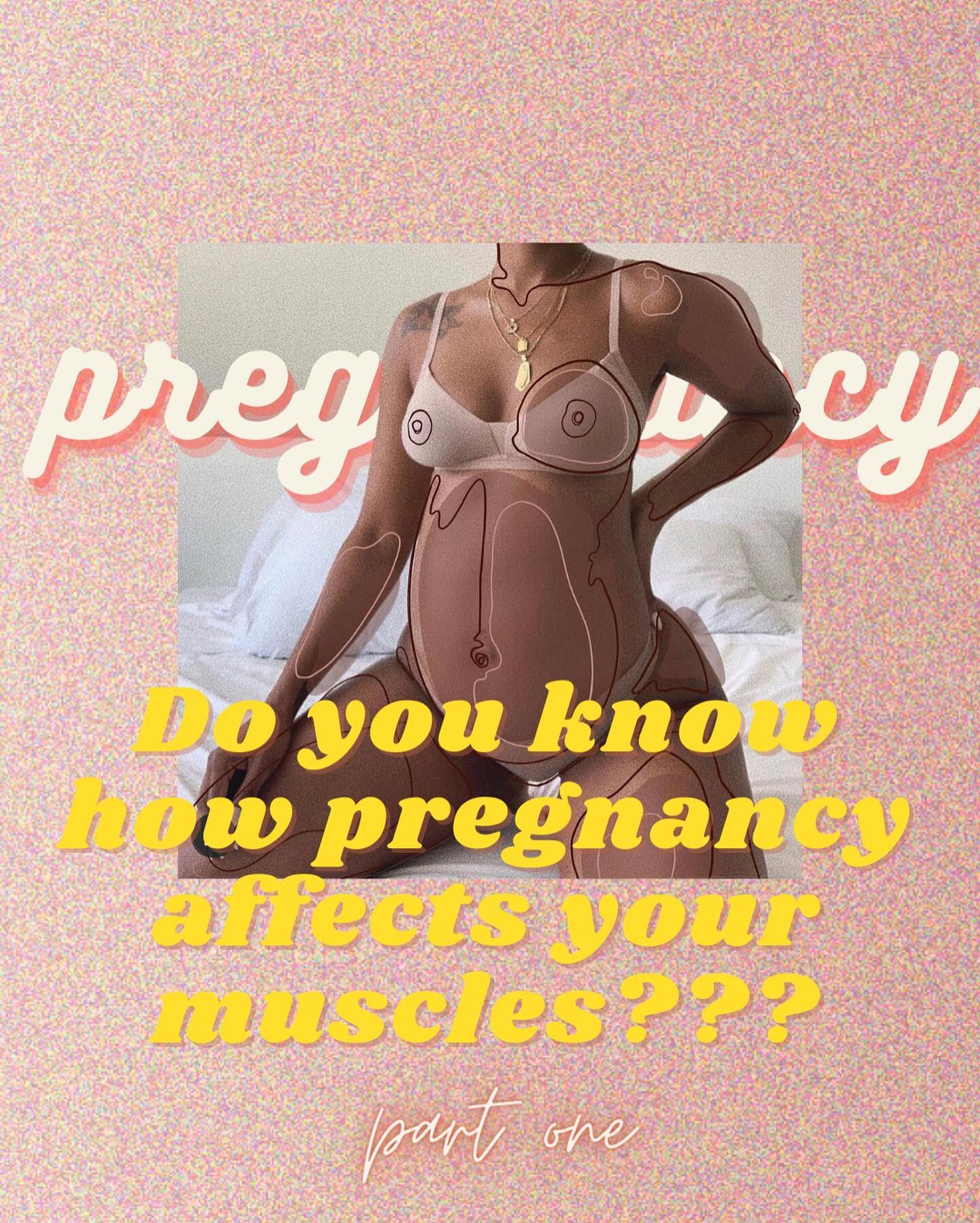 Did you know that pregnancy affects your muscles? 

While there are many affects on the body, these are some of the most common conditions I see in pregnancy and some tips to help! 

Common Condition:  Anterior tilting of the pelvis is caused by incr