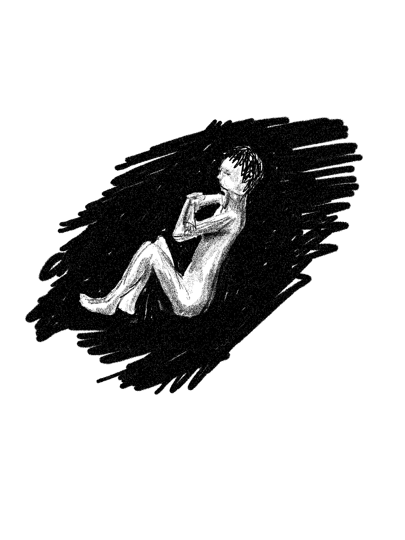 "Lost boy from L1 with Emma" - Drawn on Remarkable Tablet in Pencil - June 2025