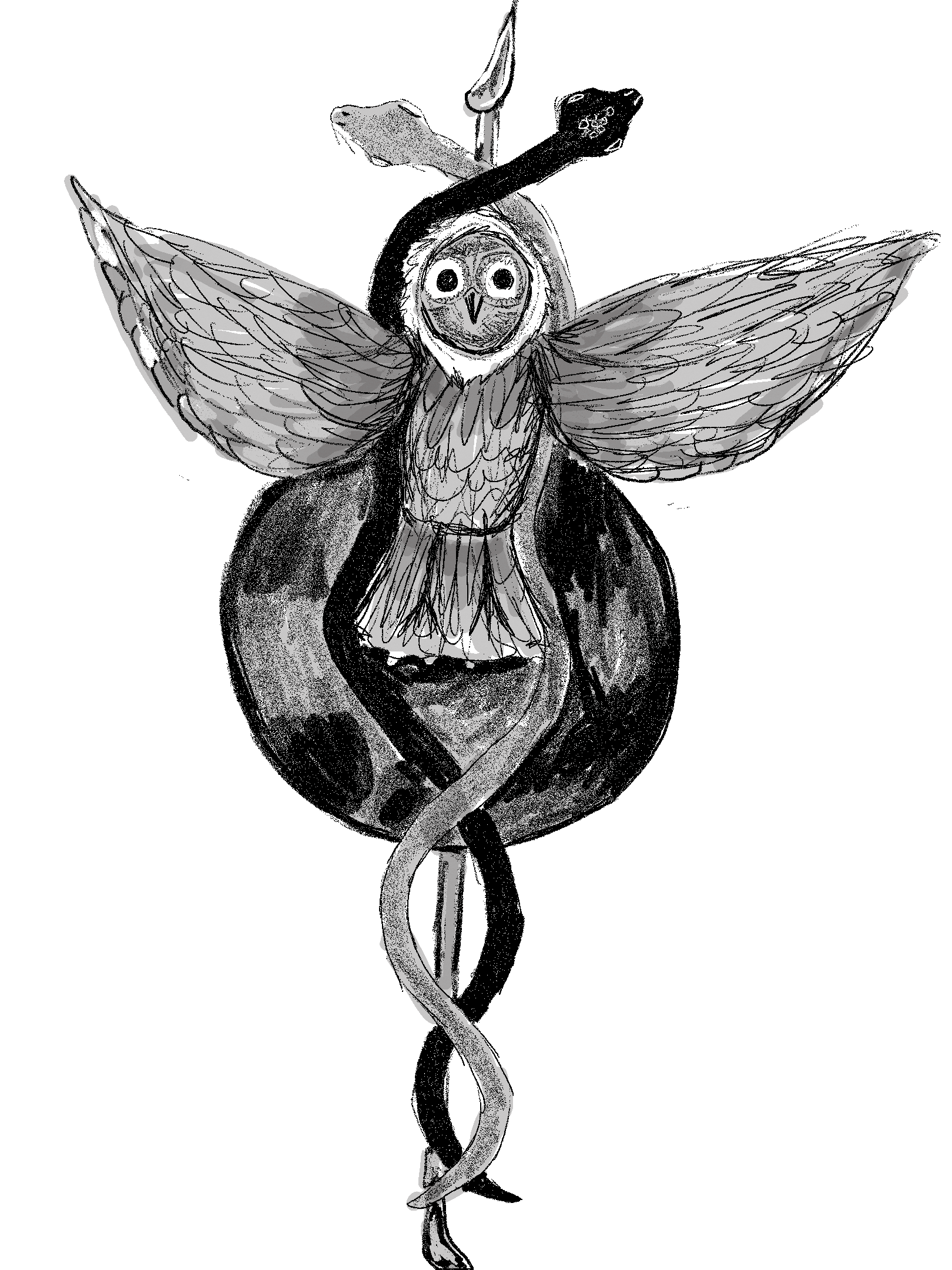 "Spirit animals" - Drawn on Remarkable Tablet in Pencil - May 2025