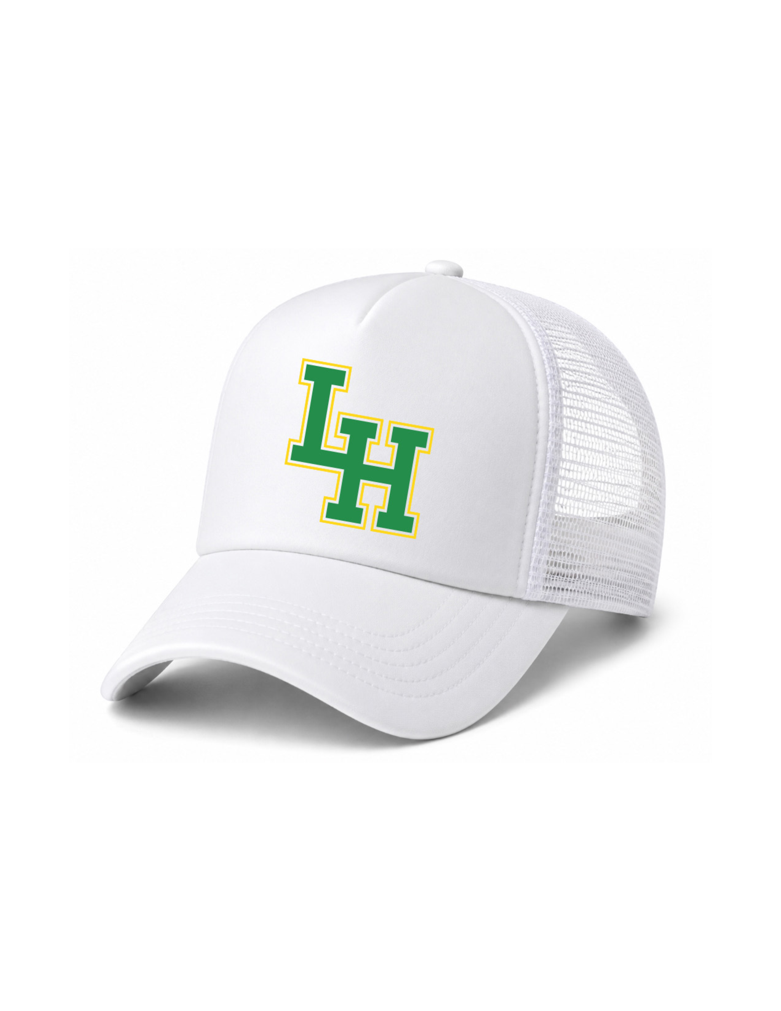Value Cap Foam Trucker Hat White.png